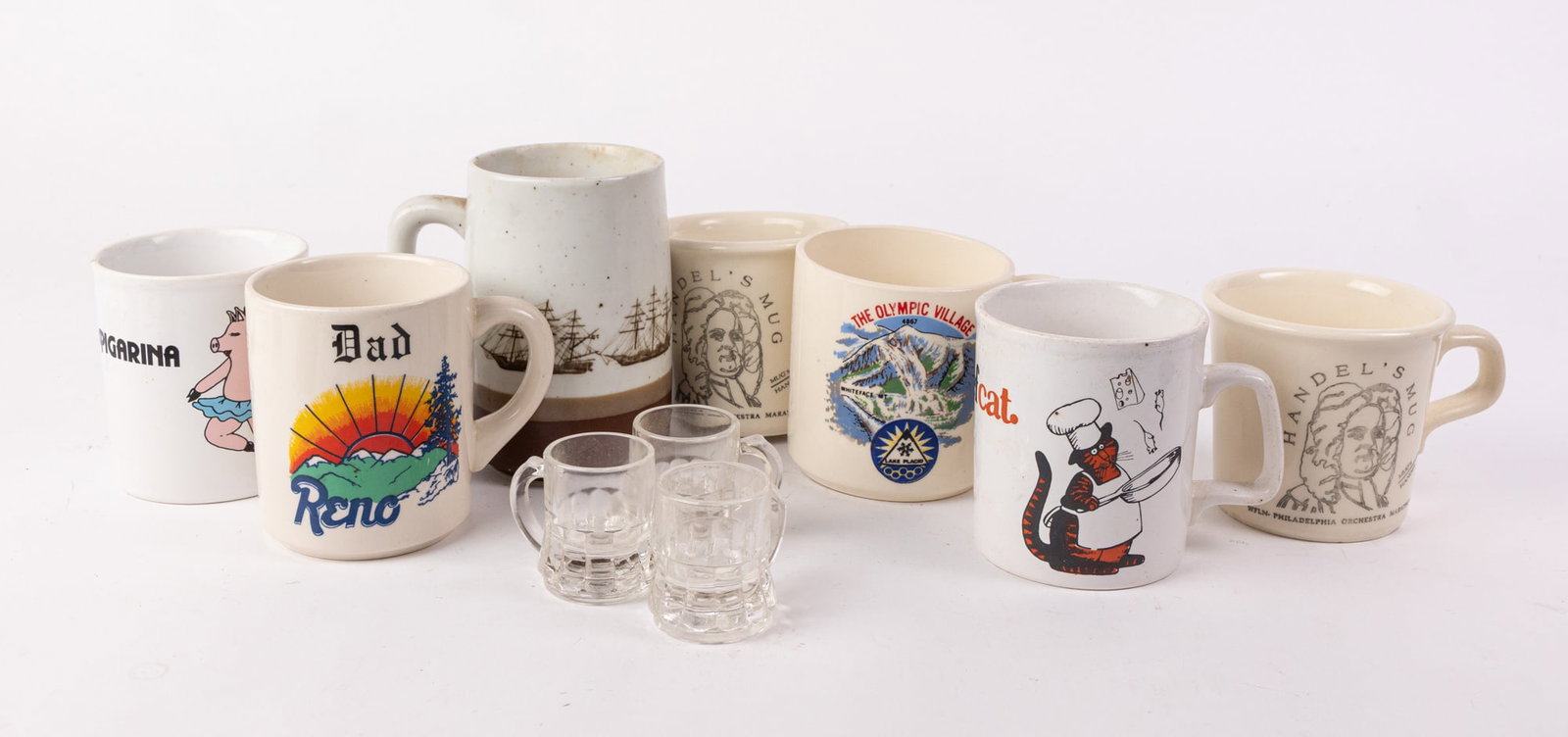 Assortment of Novelty Mugs: Assortment of Novelty Mugs Size 7" x 12" x 12" Literature Brooks Auction – Online Auction Terms & Conditions Contact: (856) 694-2960 | info@brooks.auction READ BEFORE YOU BID: We want you to