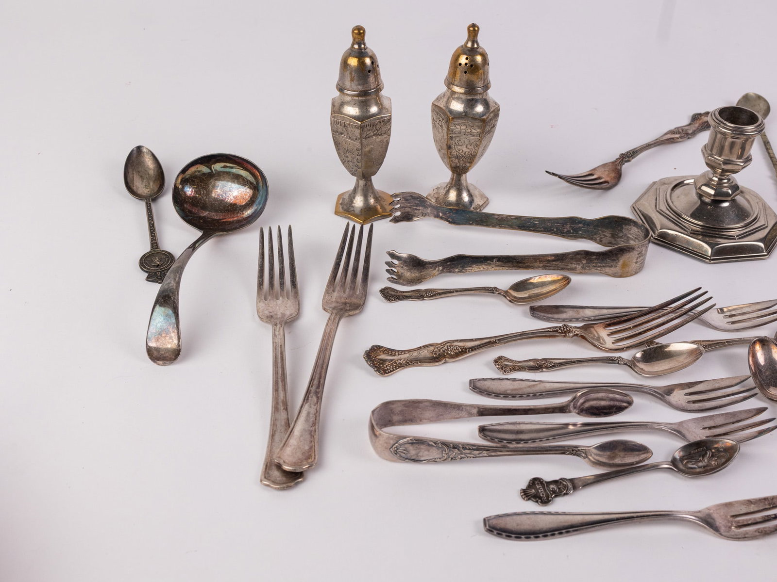 Grouping of Silver Plated Articles ft. Rolex Demitasse Spoon - 3
