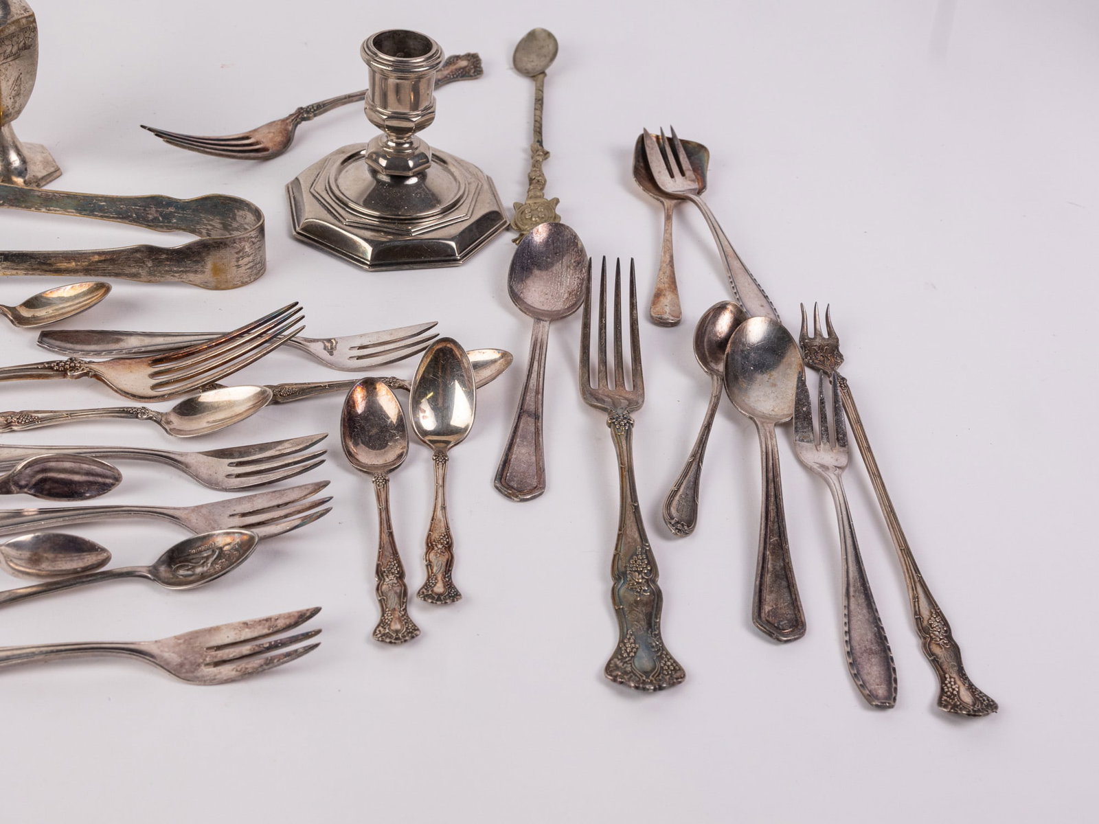 Grouping of Silver Plated Articles ft. Rolex Demitasse Spoon - 4