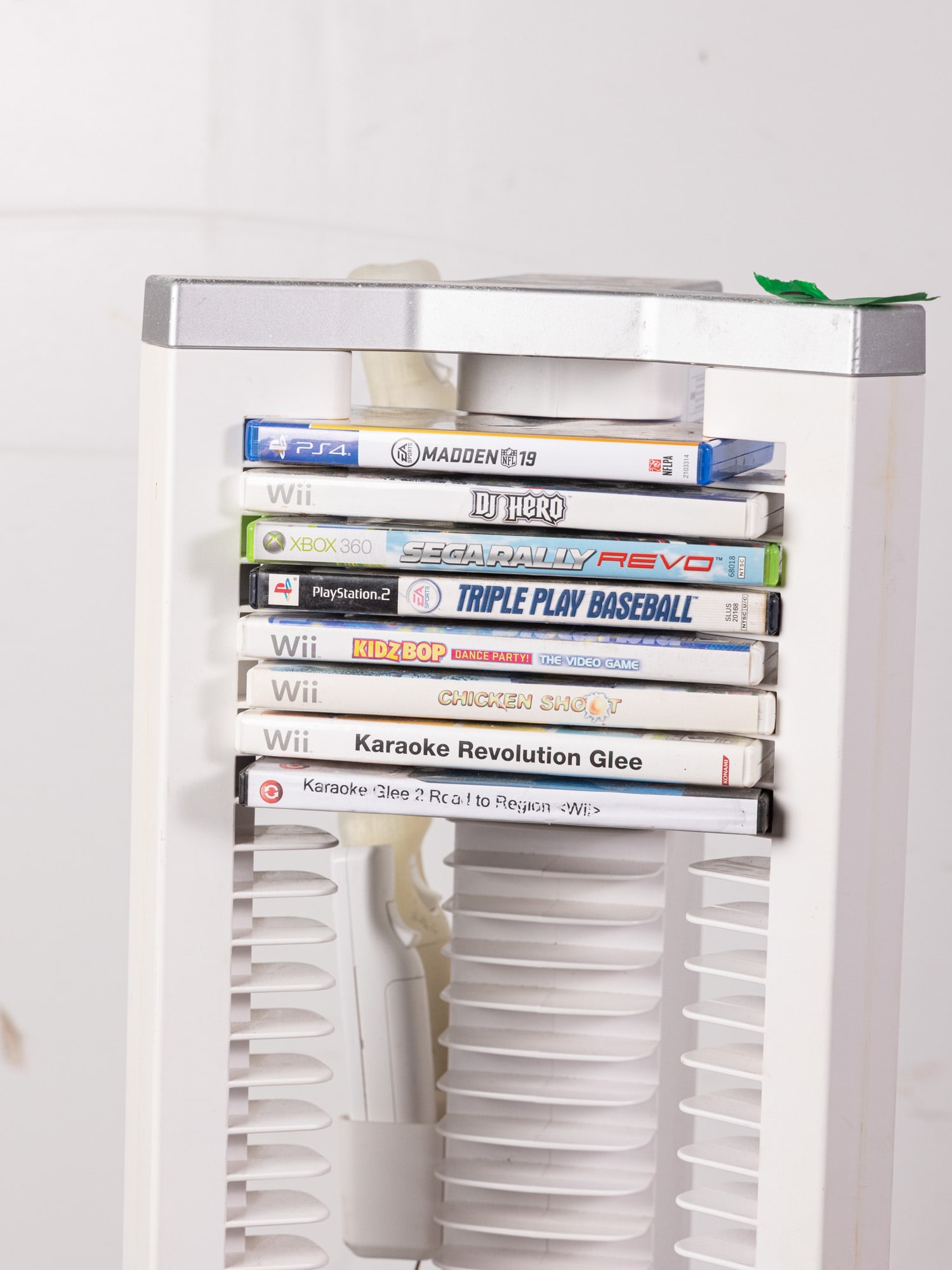 Large Vintage Video Game Assortment ft. Wii Tower Storage and Wii Remotes - 3