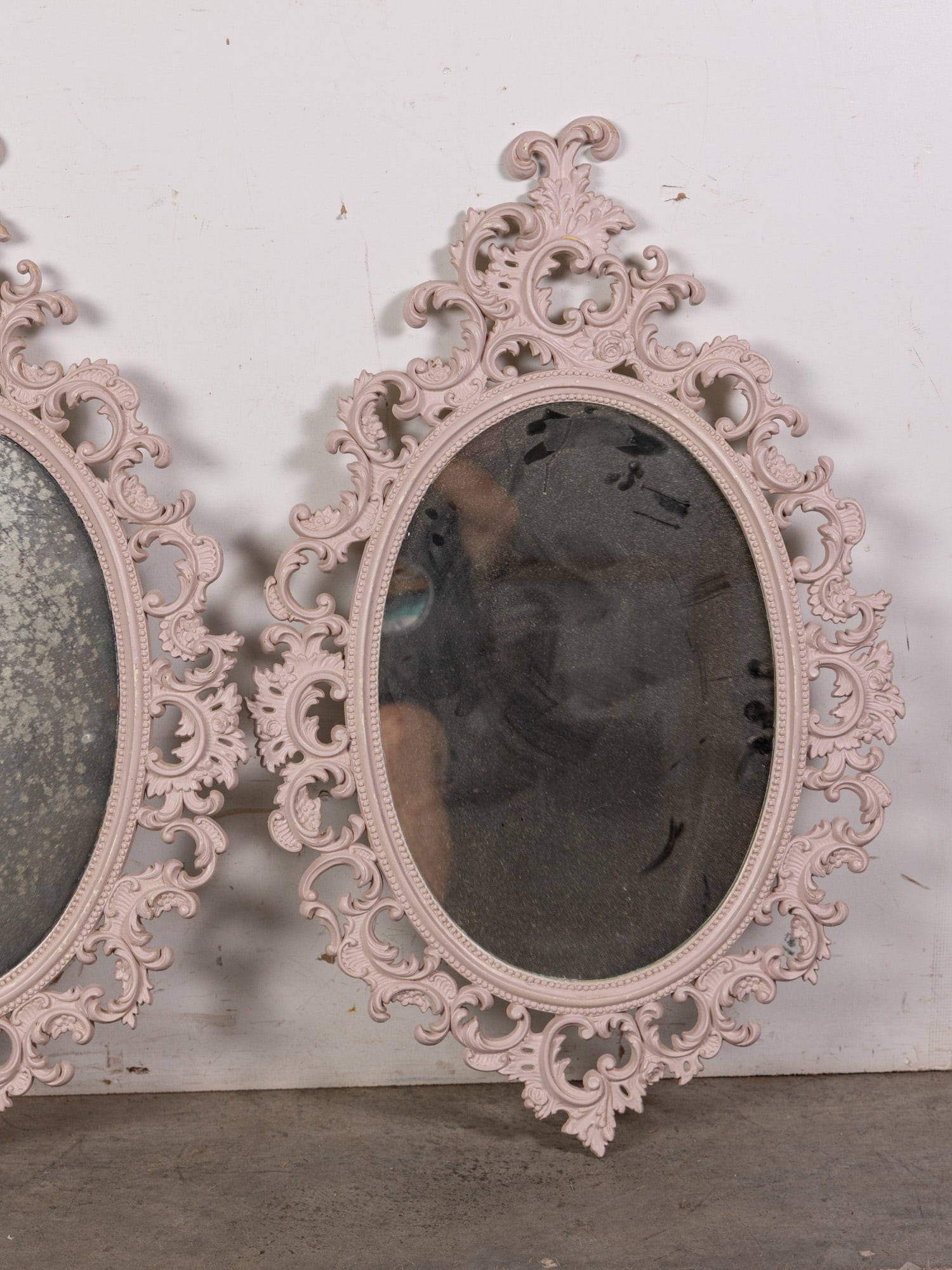 Pair of Burwood Ornate Wall Mirrors - 3