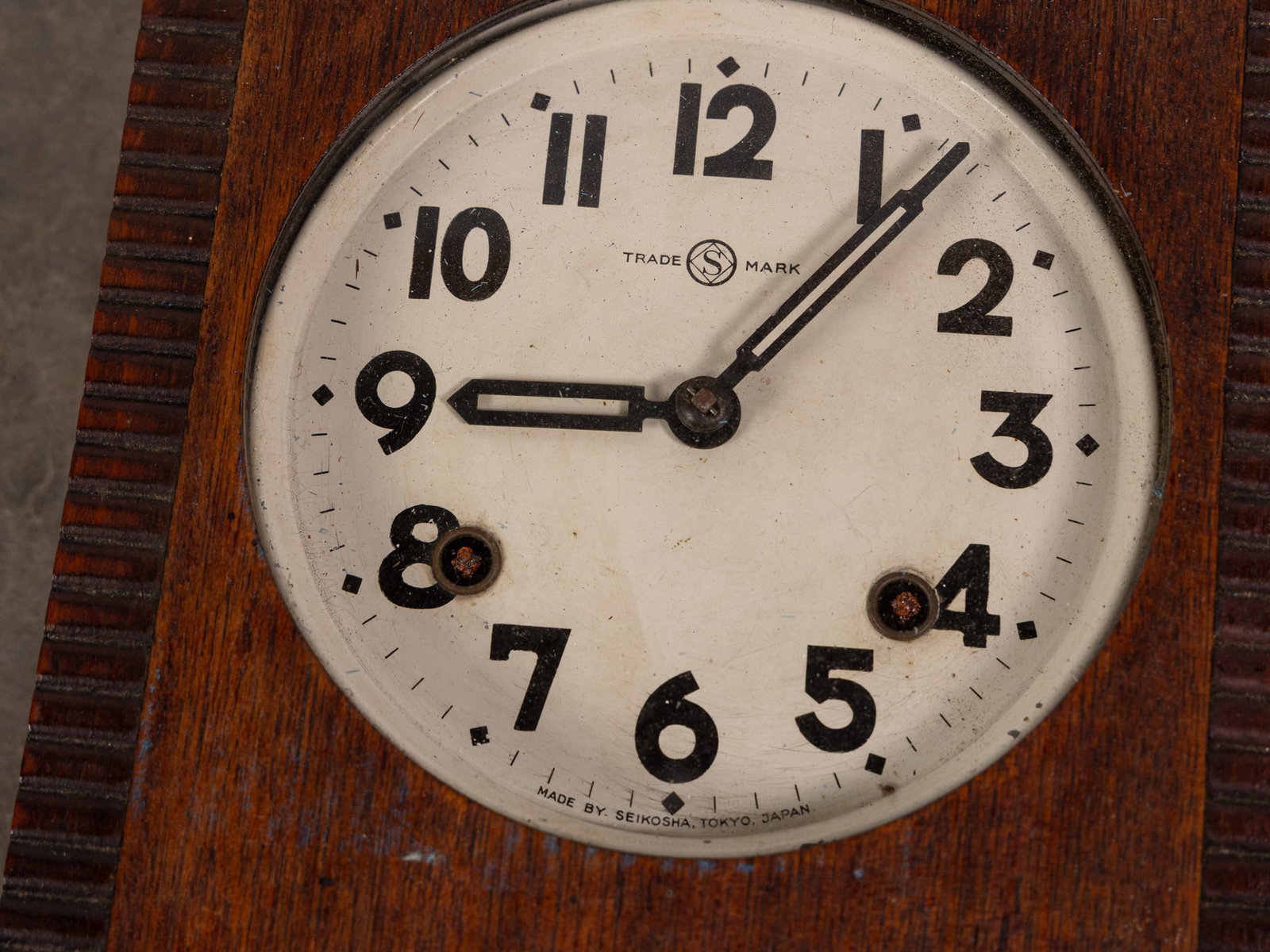 Vintage Wooden Seikosha Pendulum Wall Clock - 2