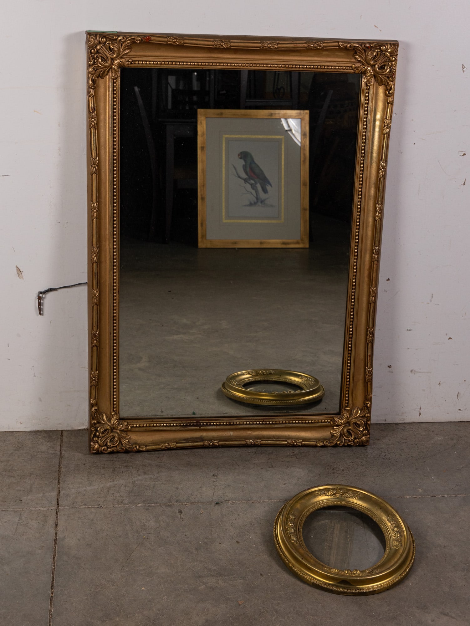 Two Pieces of Wooden Ornate Wall Decor: Two (2) Pieces of Wooden Ornate Wall Decor - slight frame damage on mirror Size 41" x 29" Literature Brooks Auction – Online Auction Terms & Conditions Contact: (856) 694-2960 |