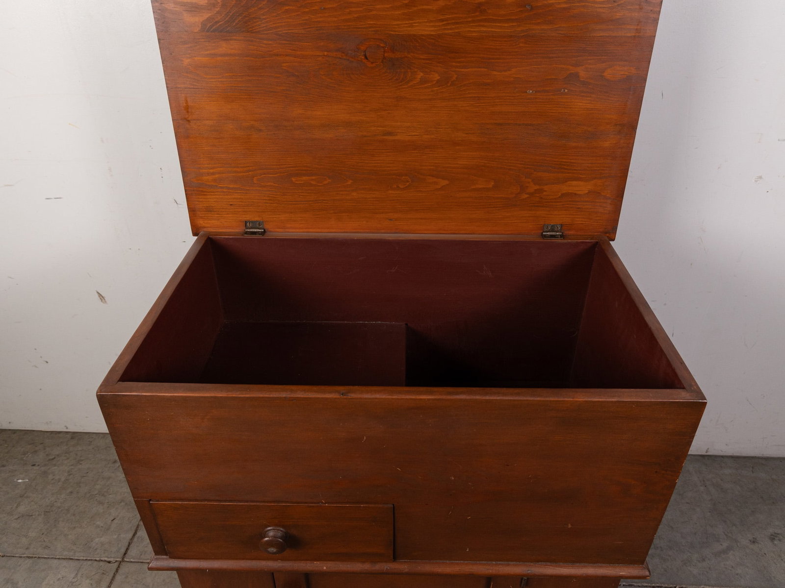 Antique Primitive Commode Cabinet - 2
