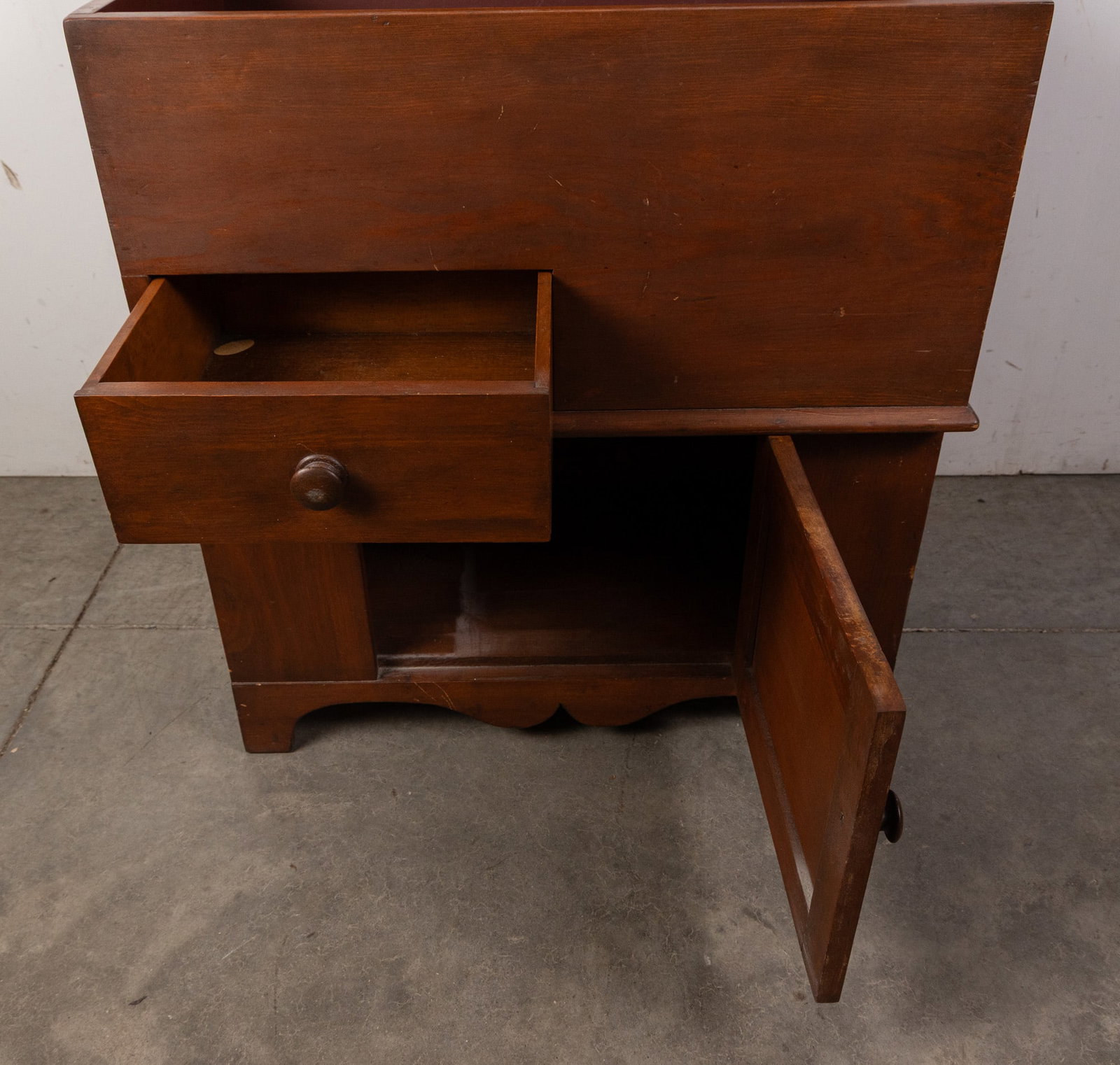 Antique Primitive Commode Cabinet - 3