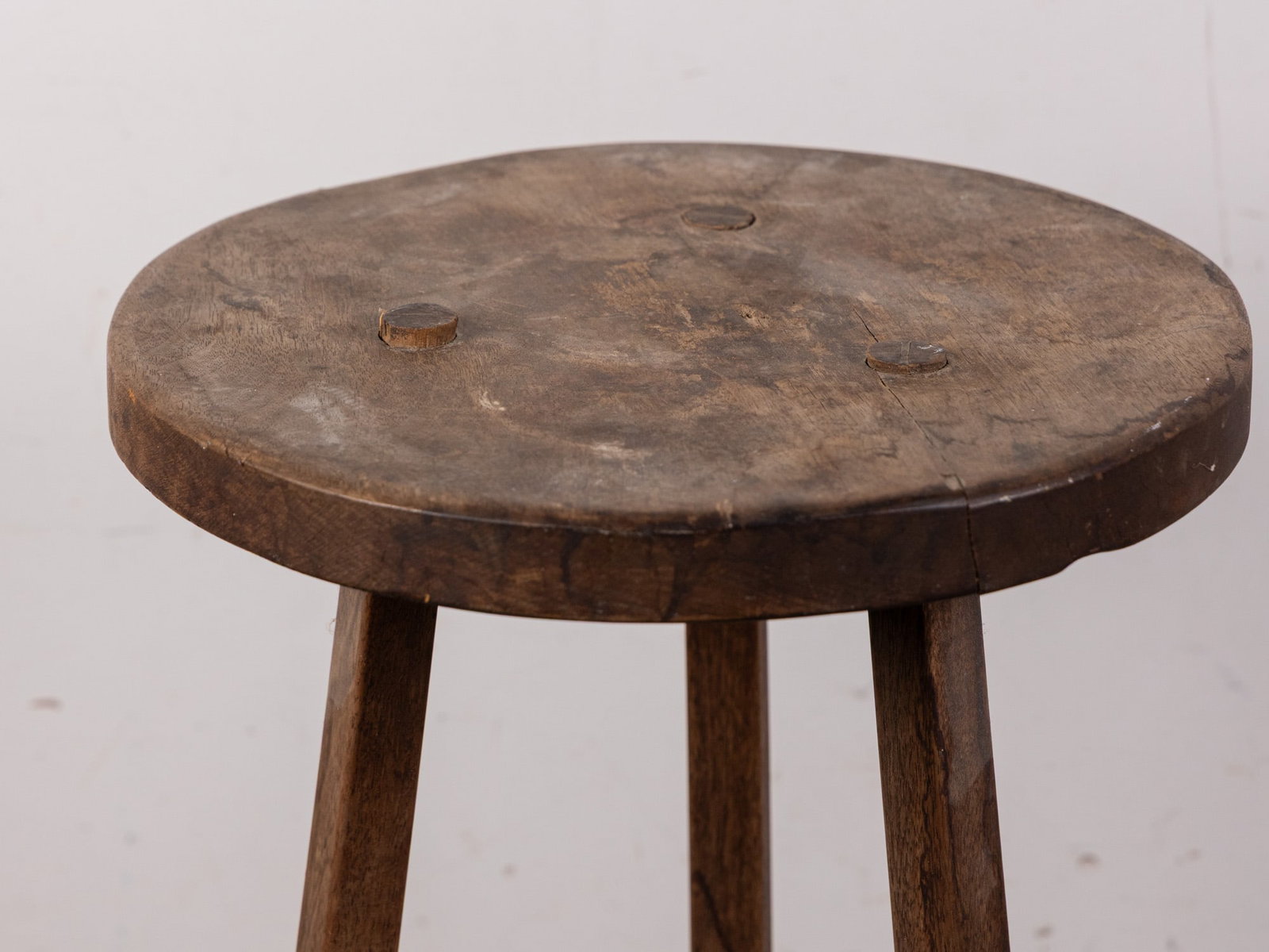Antique Primitive Three Legged Stool - 2