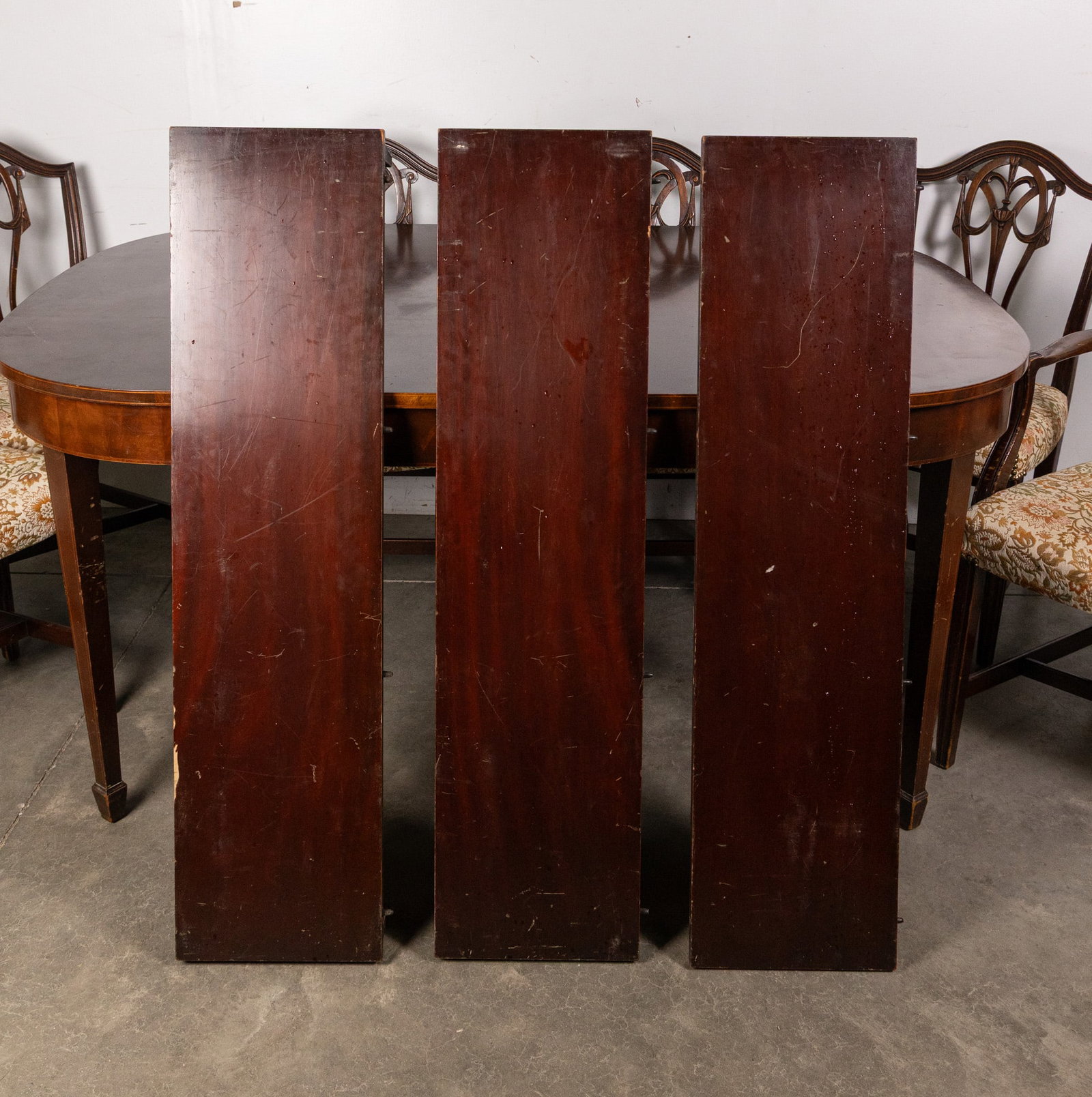Antique Seven Piece Reproduction Federal Style Dining Set - 2