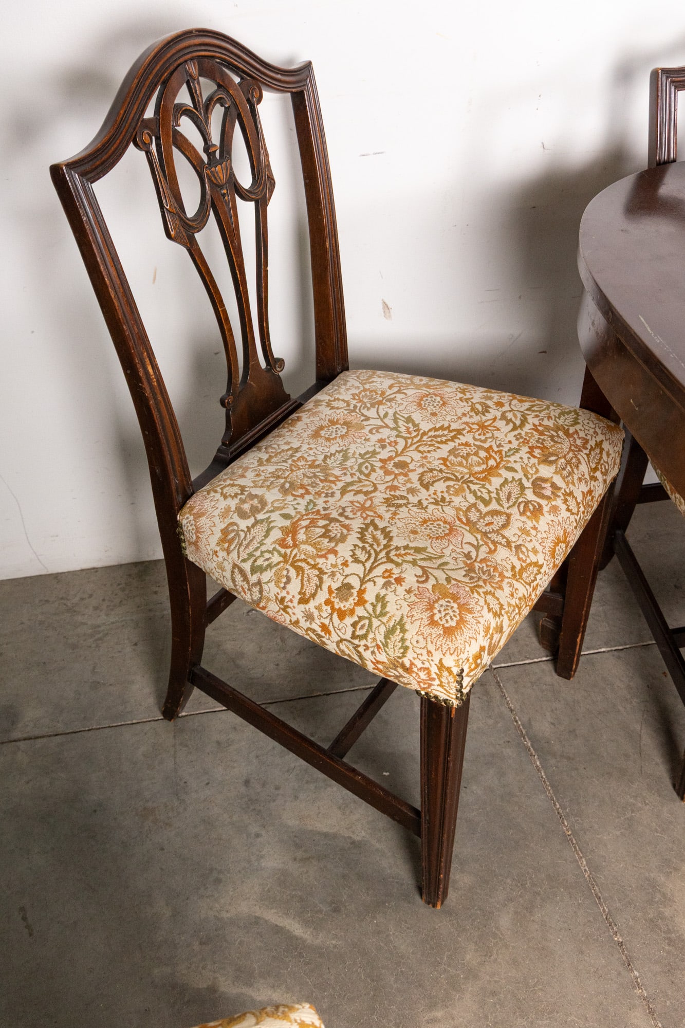 Antique Seven Piece Reproduction Federal Style Dining Set - 8