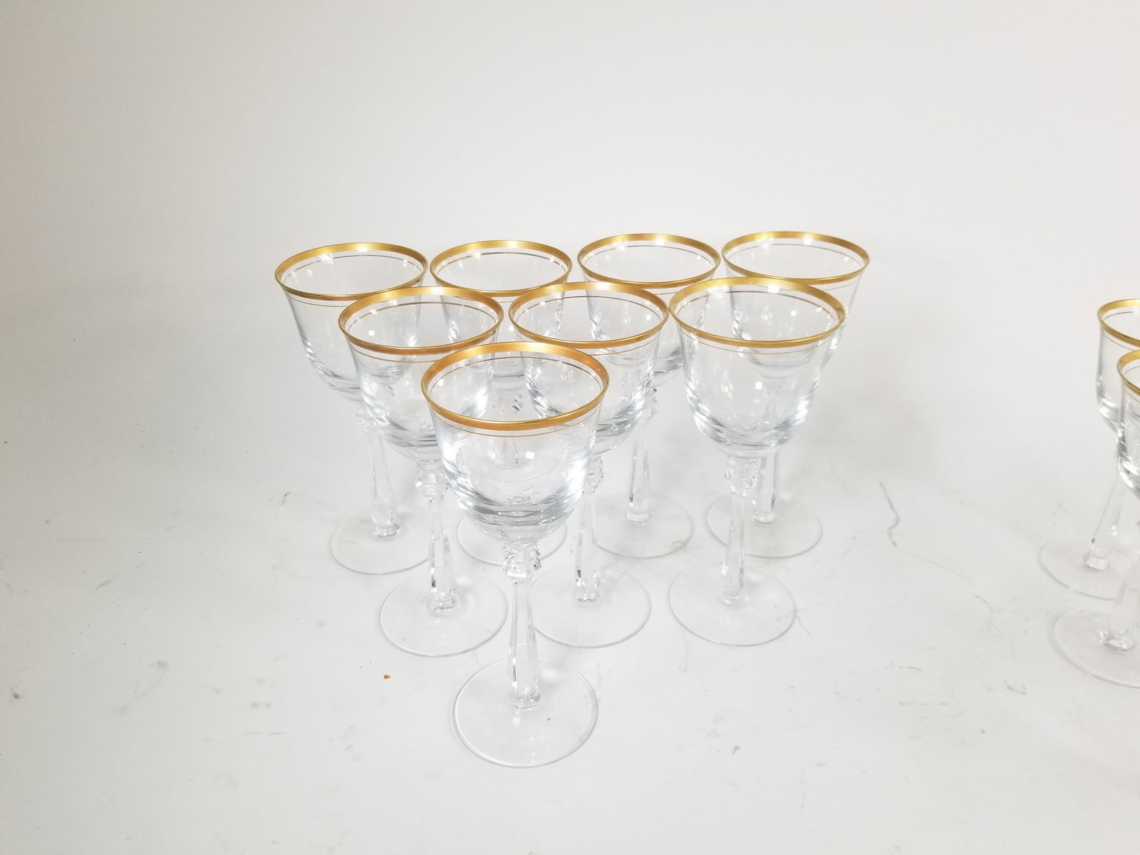 Lot of Lenox Glass Stemware Goblets - 3