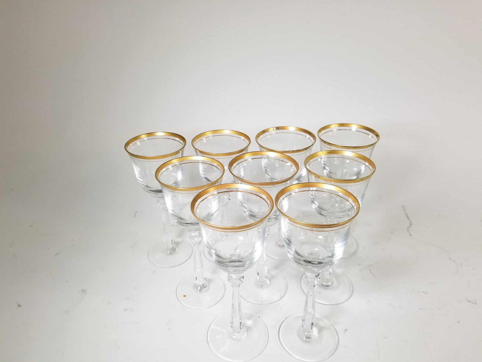Lot of Lenox Glass Stemware Goblets - 4