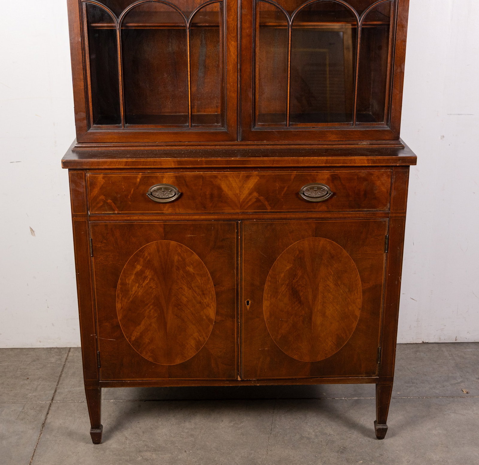 Vintage Federal Style China Cabinet - 3