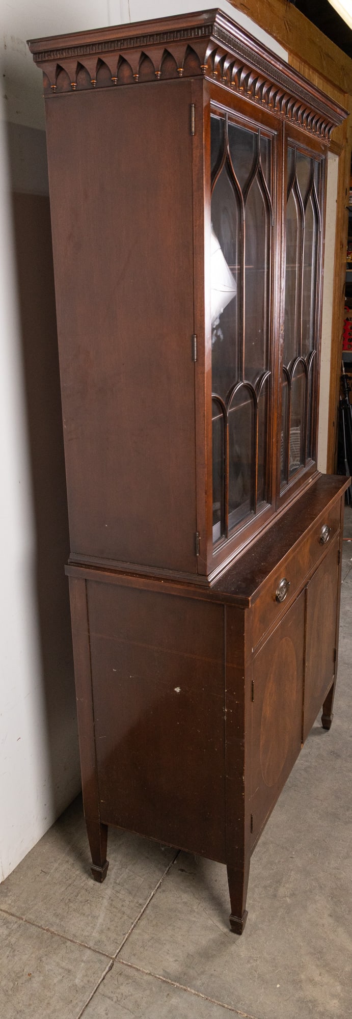 Vintage Federal Style China Cabinet - 7