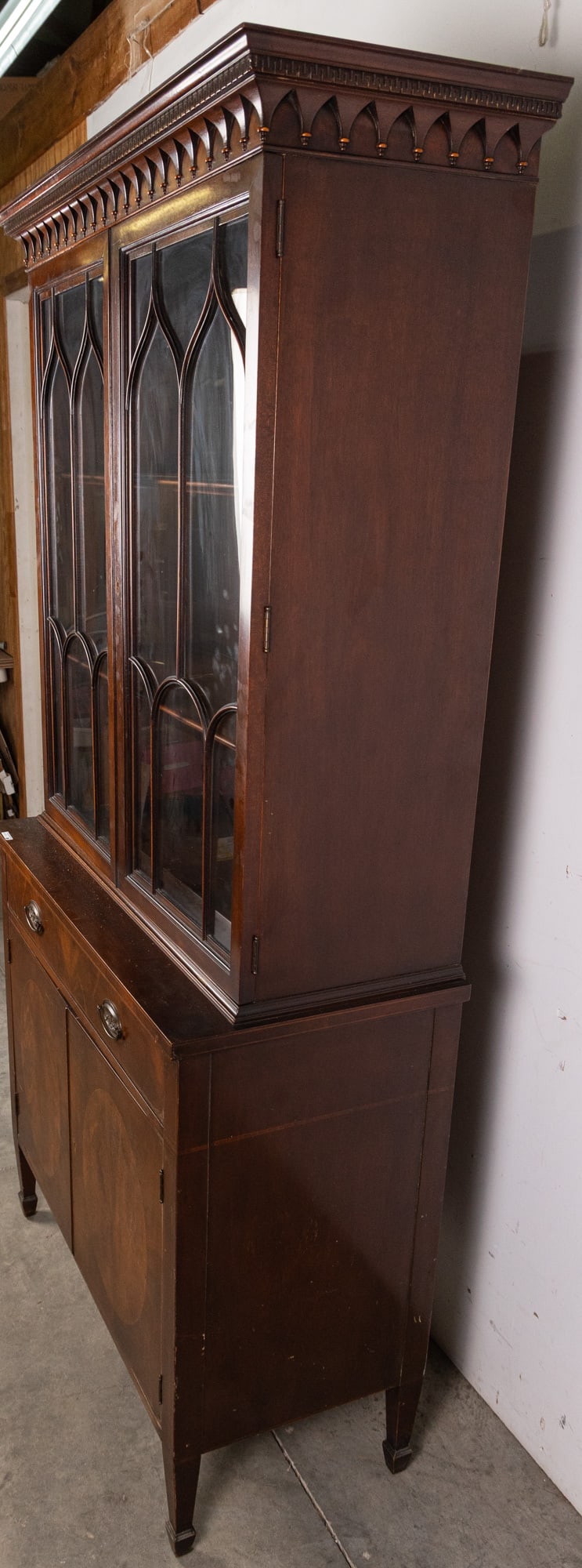 Vintage Federal Style China Cabinet - 8