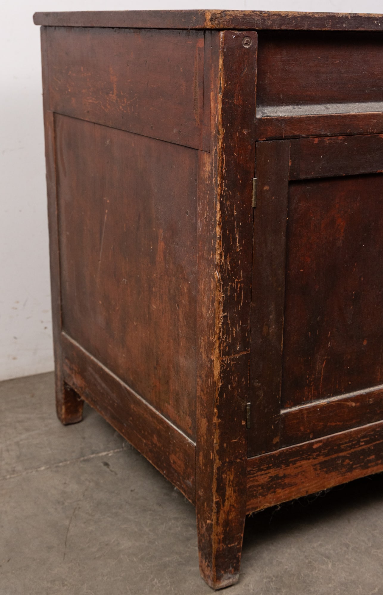Primitive Antique Wooden Accent Table - 3