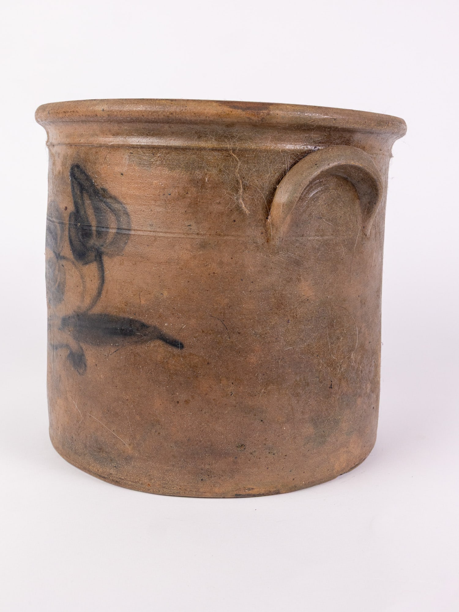 A. J. Buttler Two Gallon Cobalt Decorated Stoneware Crock - 9