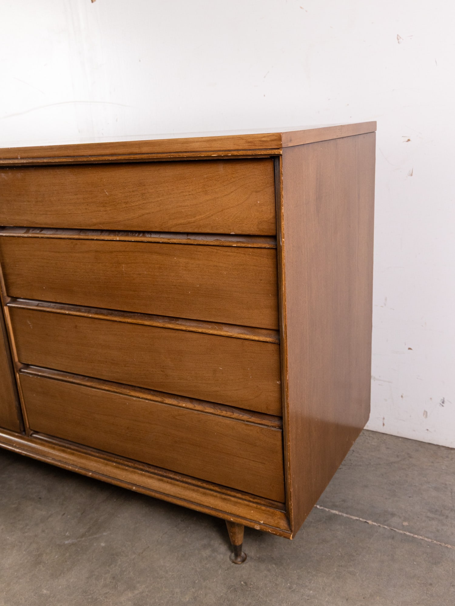 Vintage Mid Century Modern MCM Dresser Console - 5