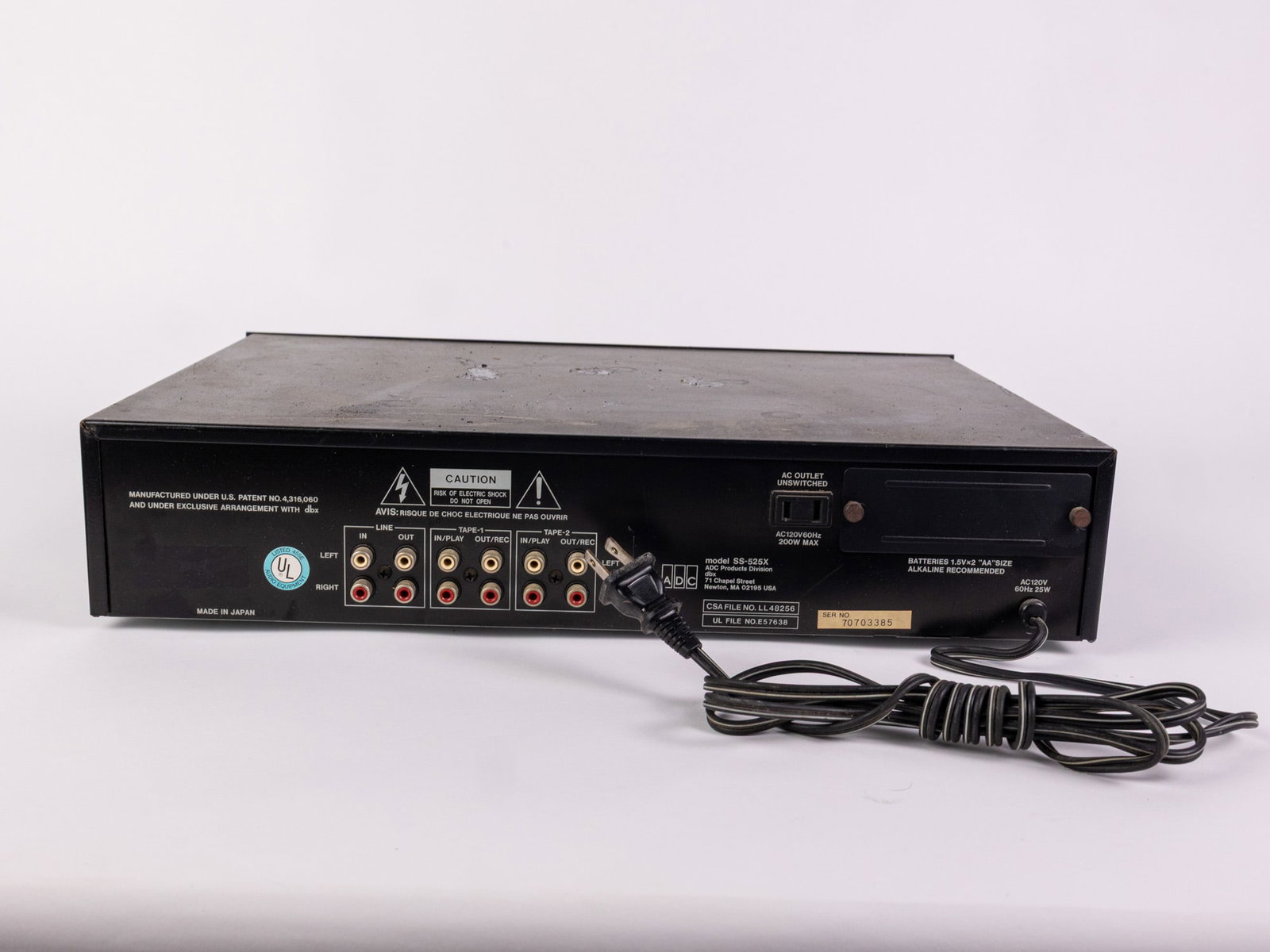 ADC Model SS-525X Sound Shaper Equalizer/Analyzer - 6