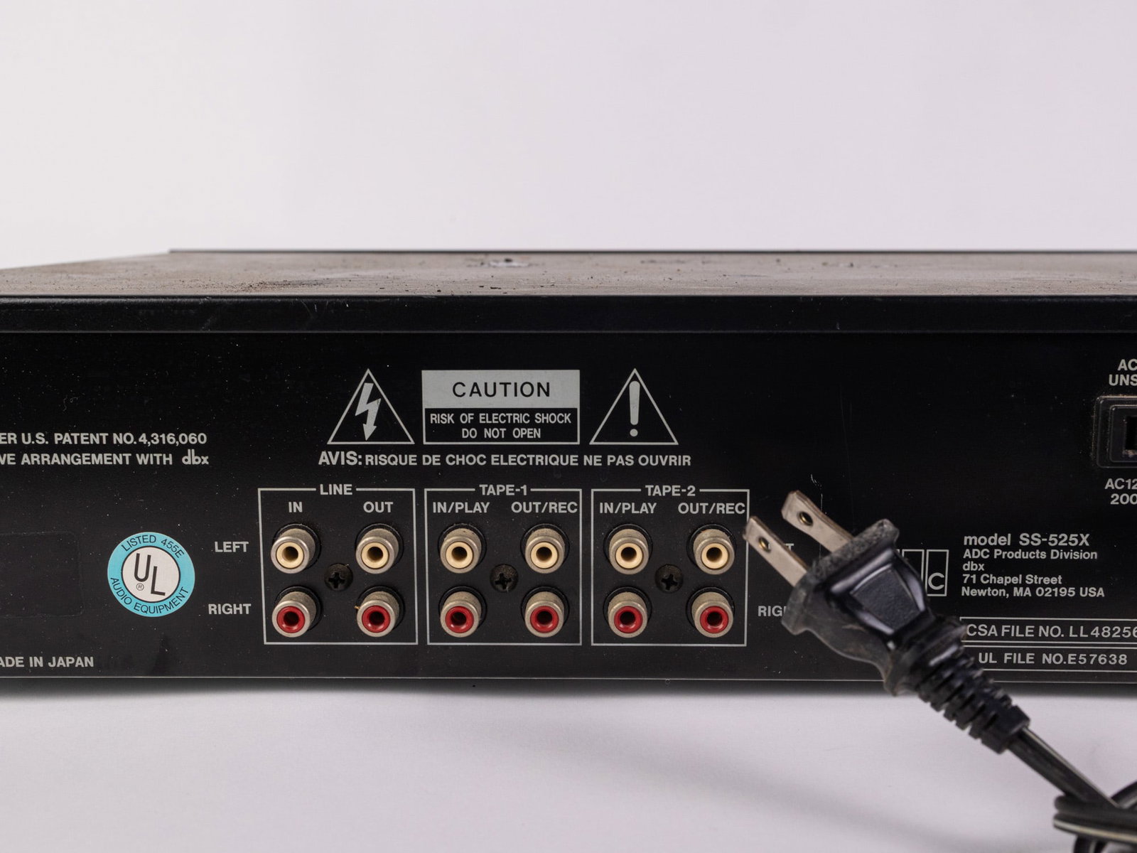 ADC Model SS-525X Sound Shaper Equalizer/Analyzer - 7