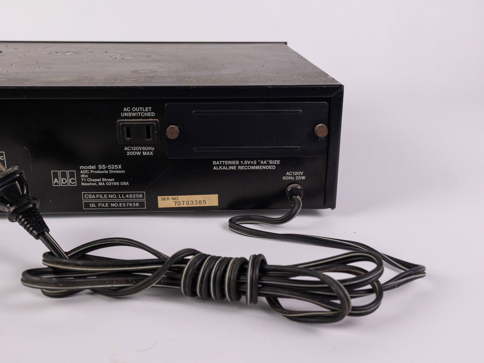 ADC Model SS-525X Sound Shaper Equalizer/Analyzer - 8