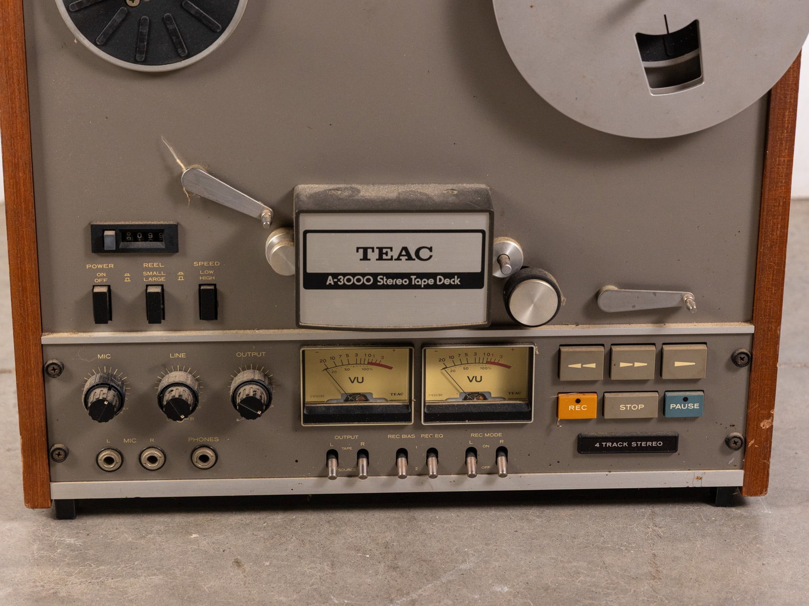 TEAC A-3000 Stereo Tape Deck Reel to Reel Player - 2
