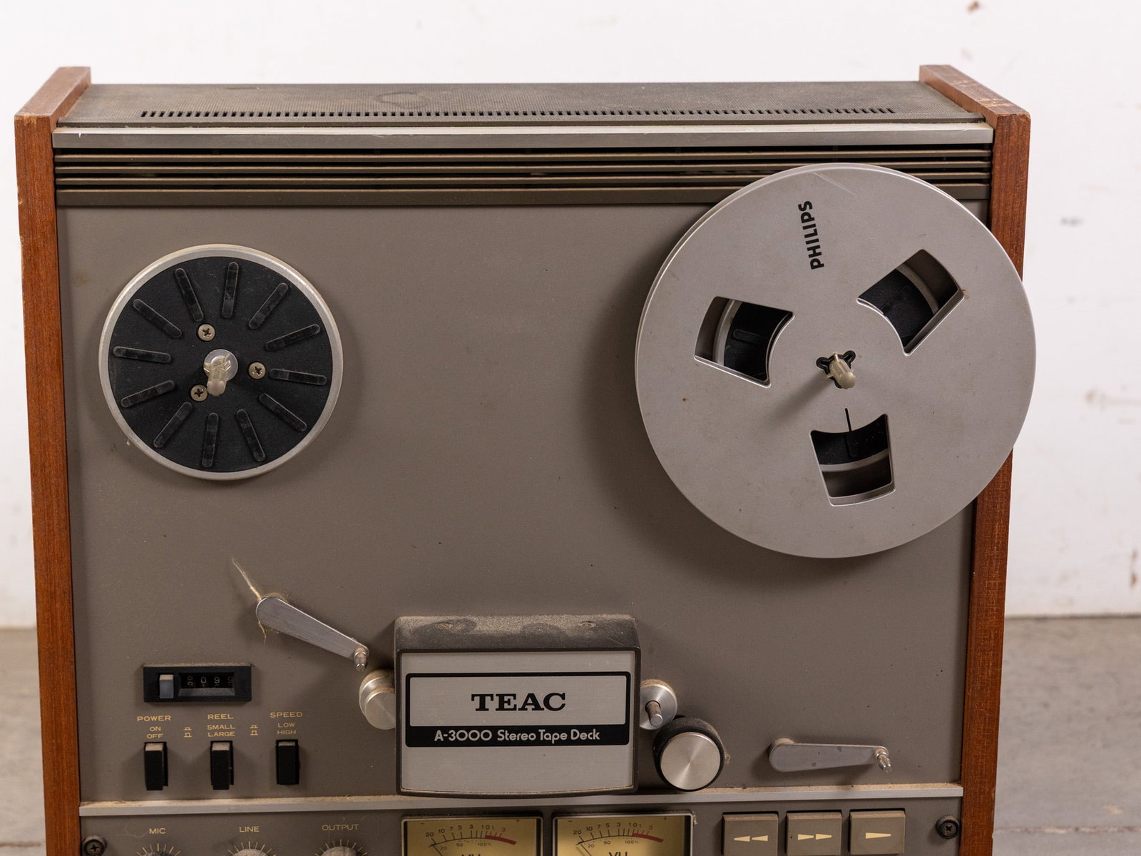 TEAC A-3000 Stereo Tape Deck Reel to Reel Player - 3