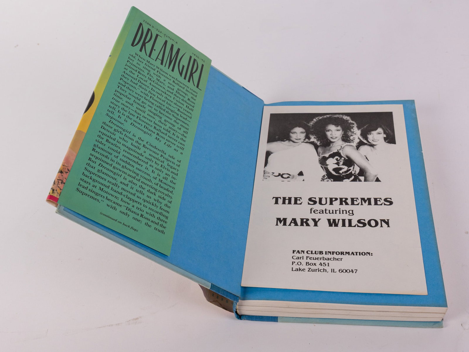 Mary Wilson Signed First Edition "Dreamgirl My Life As A Supreme" - 3