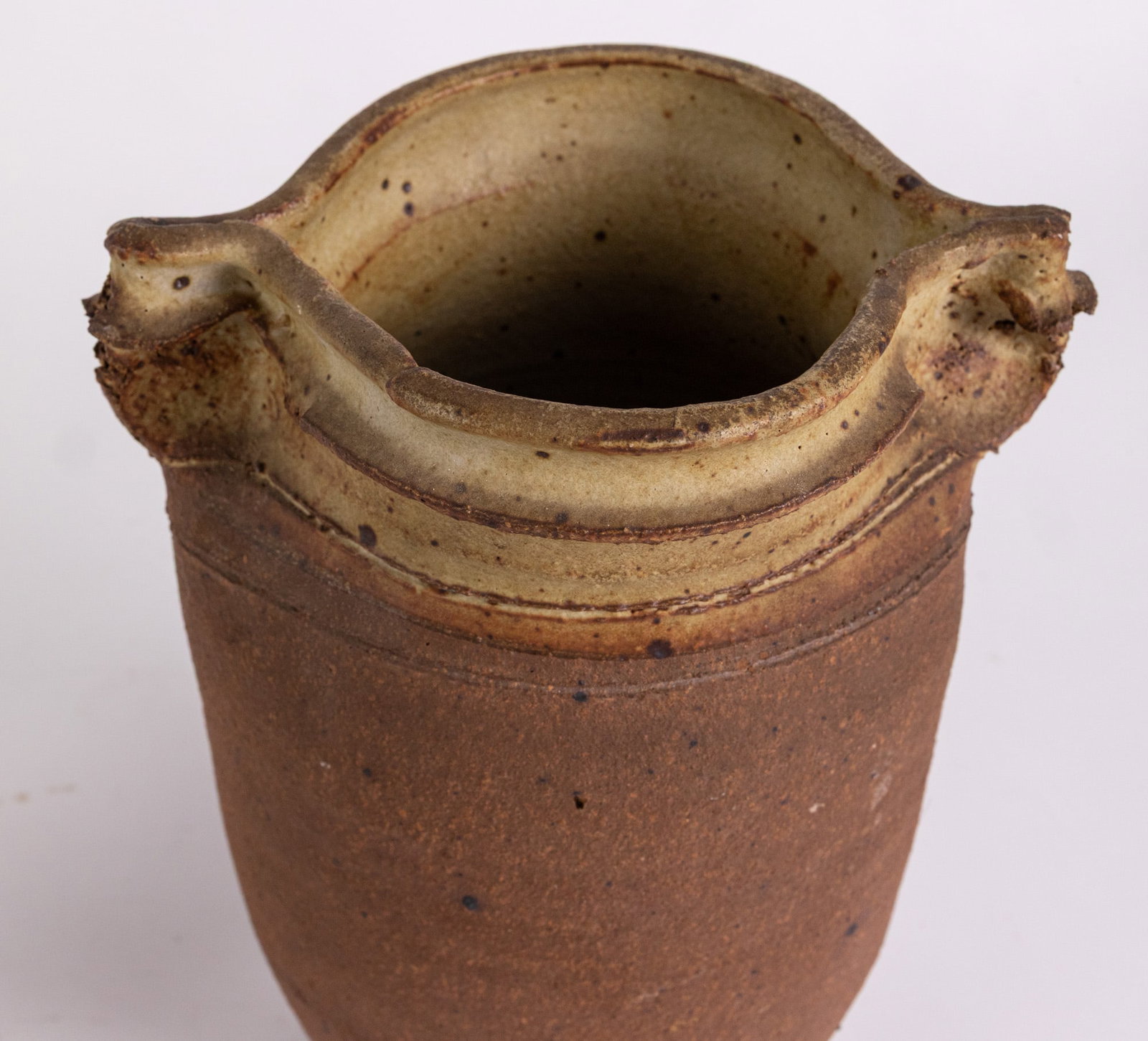 Two Mid Century Modern Brutalist Ceramic Vessels - 7