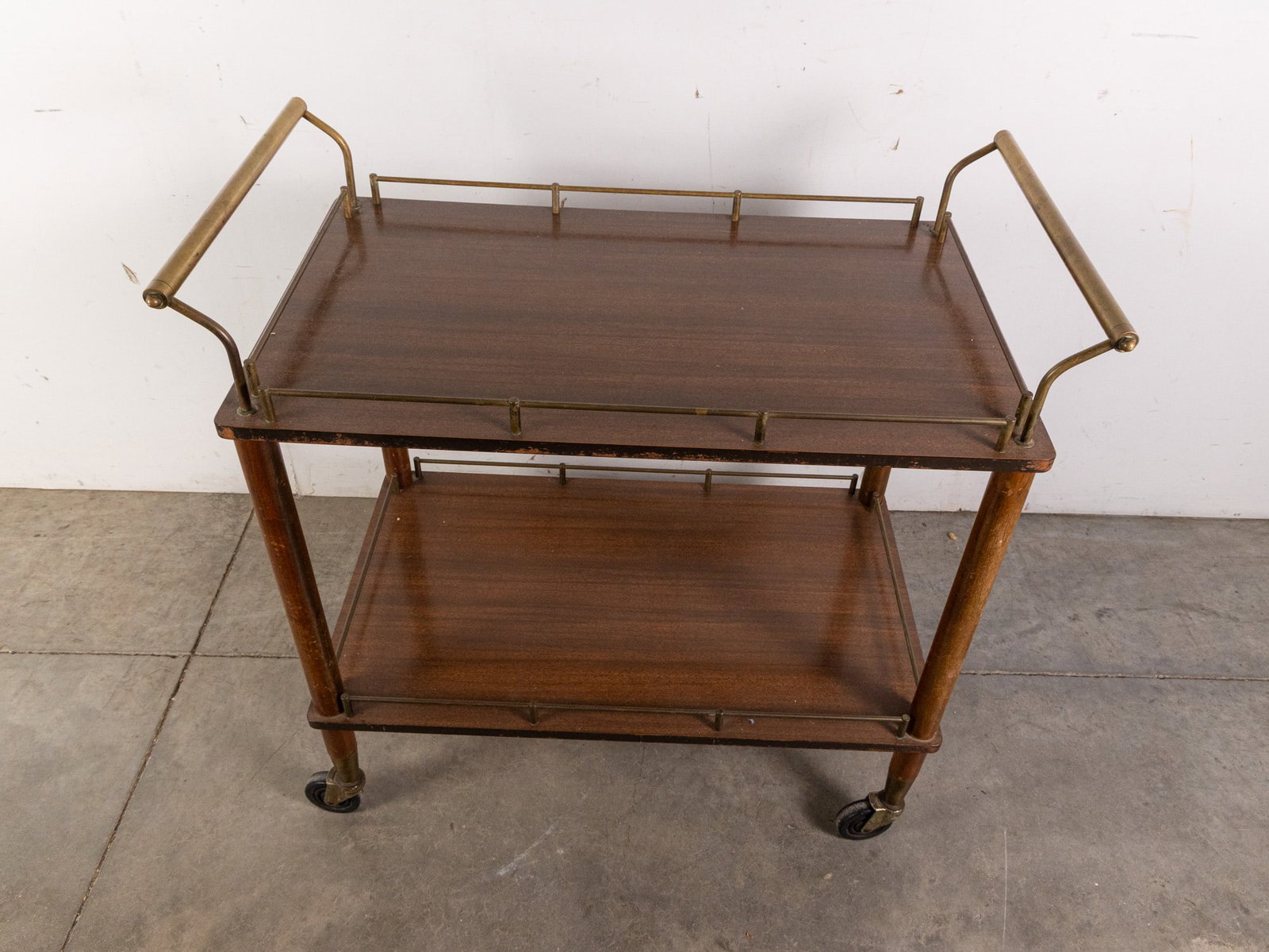 Vintage Mid Century Modern MCM Bar Cart - 2