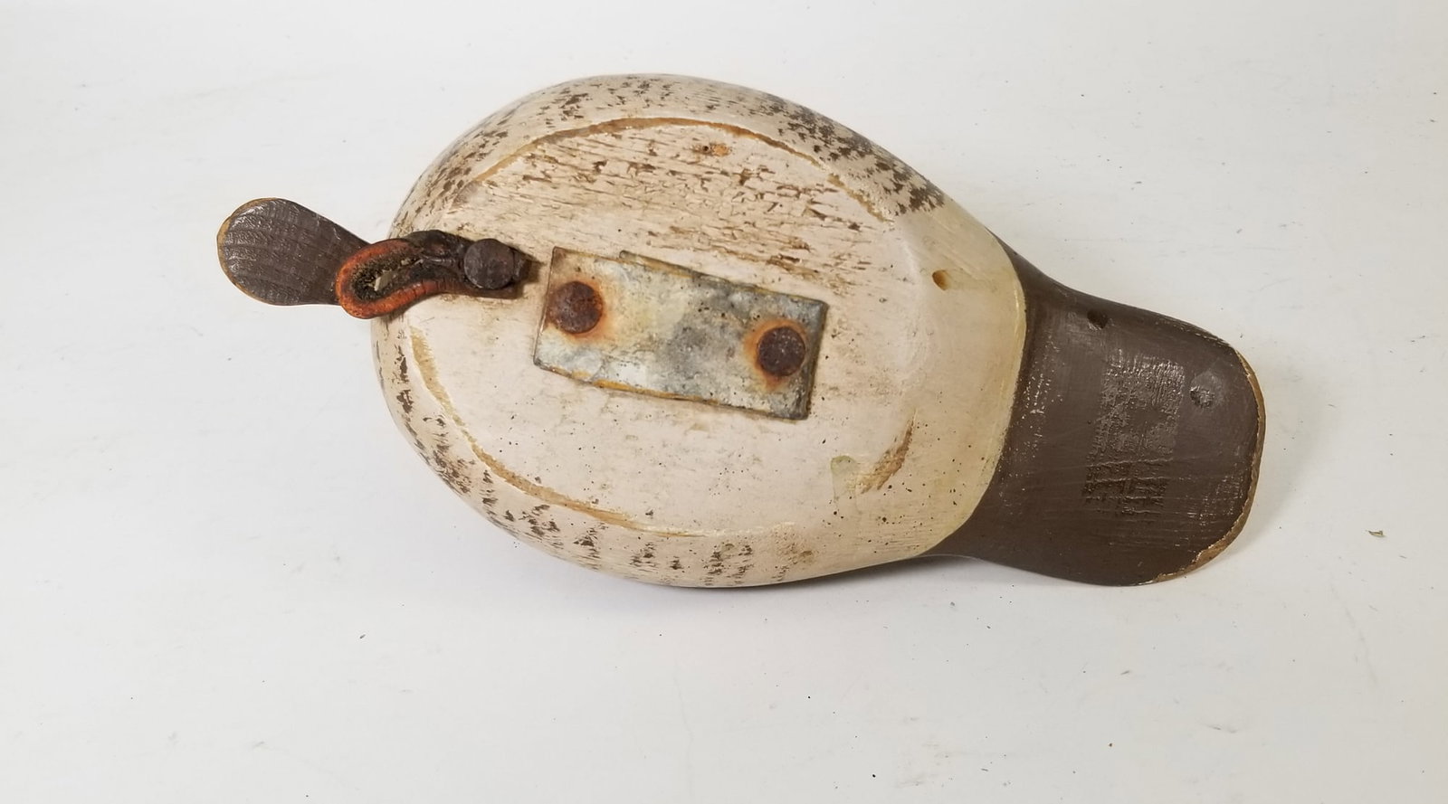 Vintage Ruddy Duck Carved Wooden Decoy - 3