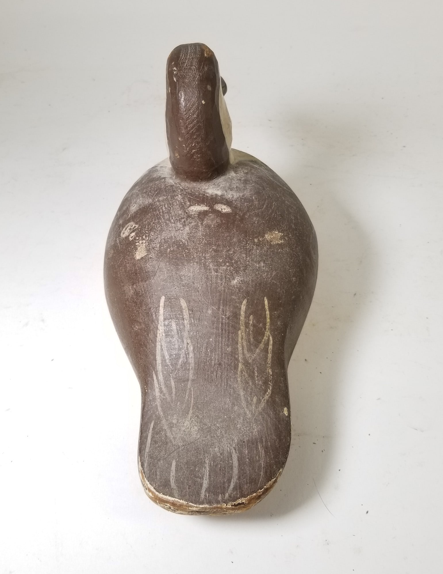 Vintage Ruddy Duck Carved Wooden Decoy - 4