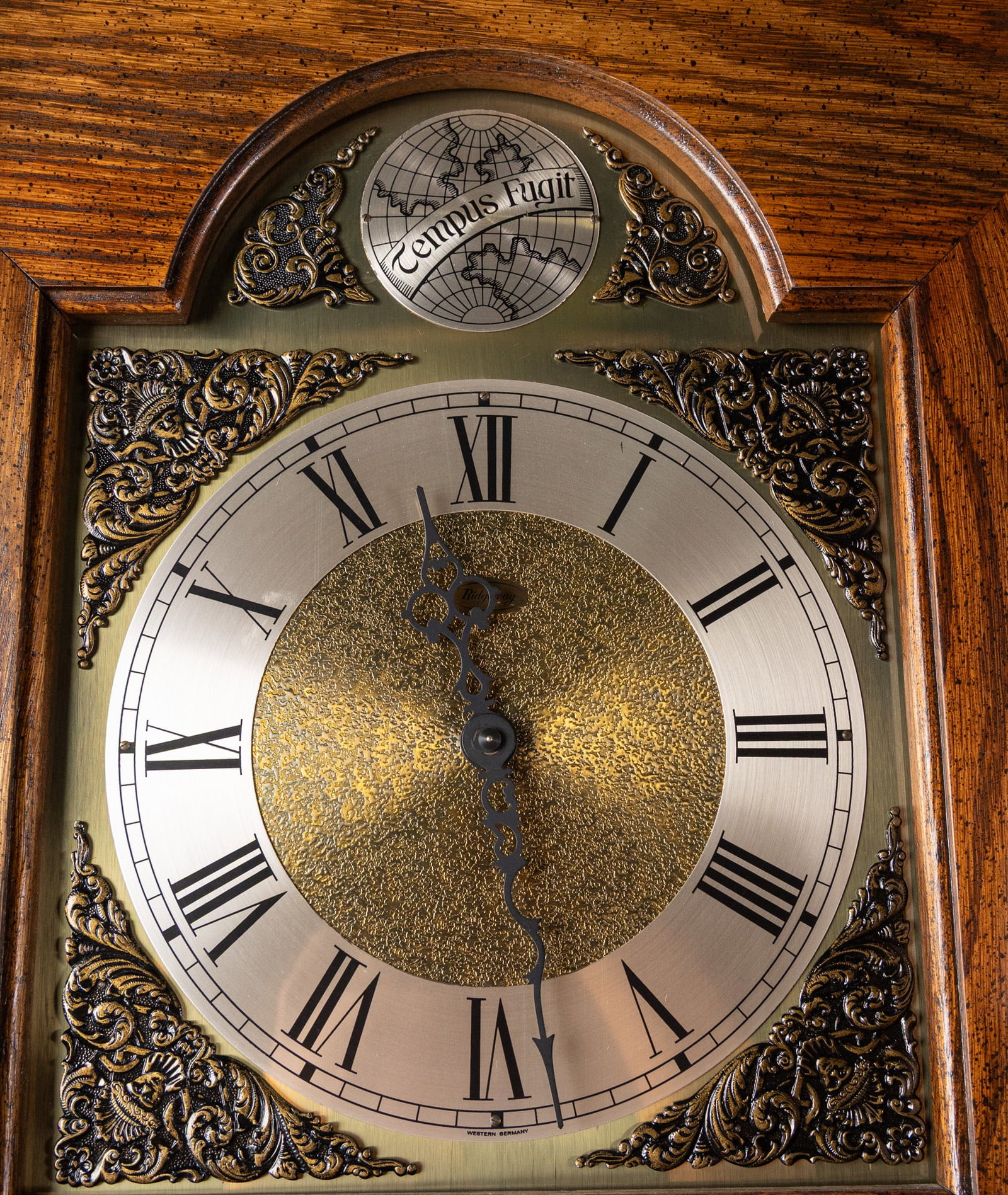 Ridgeway Vintage West German Made Grandfather Clock - 5