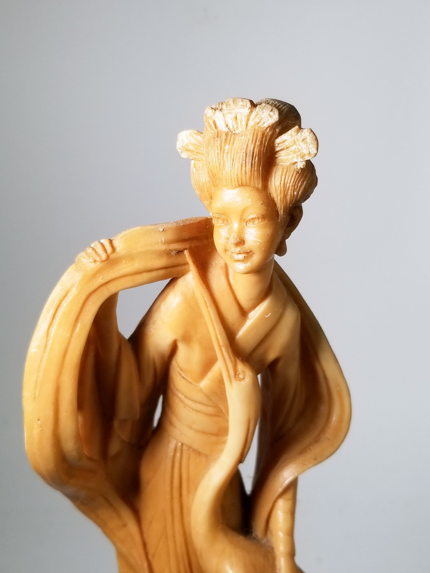 A. Santiti Alabaster Resin Geisha Statue - 2