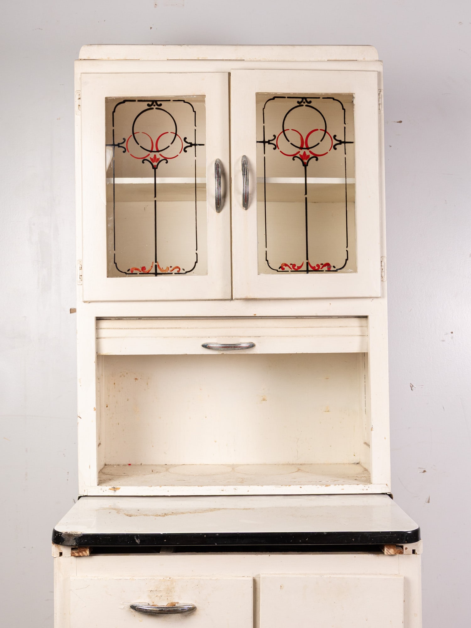 Vintage Art Deco Hoosier Cabinet - 3