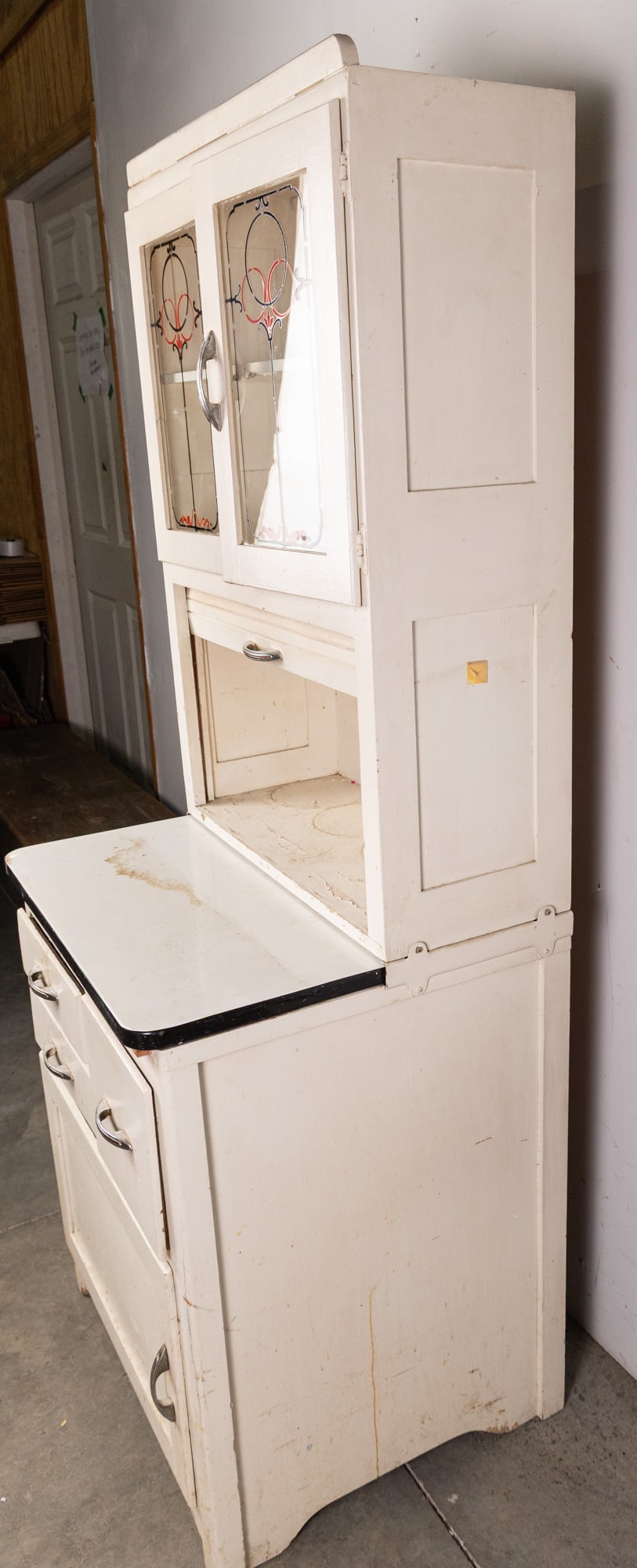 Vintage Art Deco Hoosier Cabinet - 7