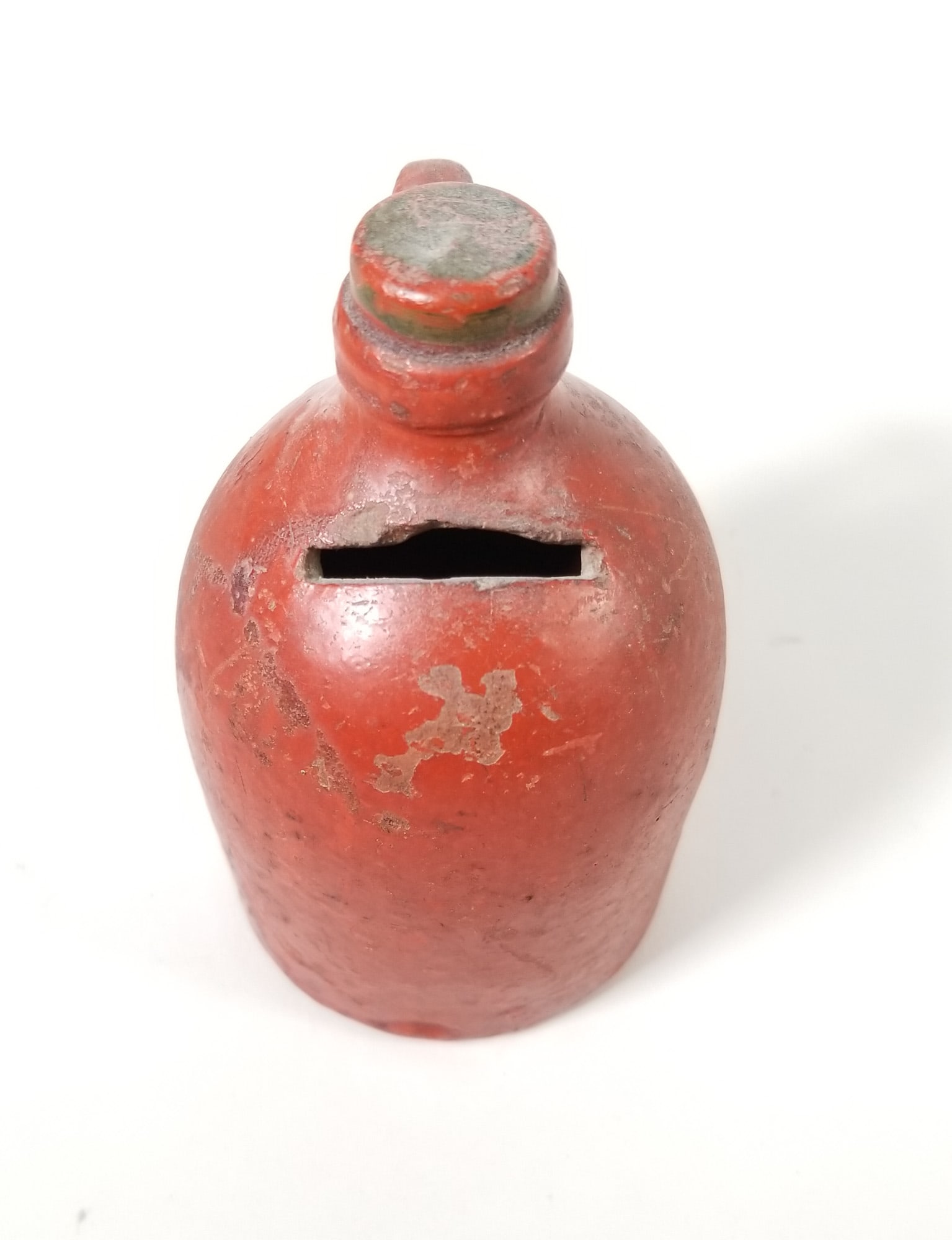 Vintage Redware Stoneware Bank: Vintage Redware Stoneware Bank Size 4.5" H Literature Brooks Auction – Online Auction Terms & Conditions Contact: (856) 694-2960 | info@brooks.auction READ BEFORE YOU BID: We want you to feel