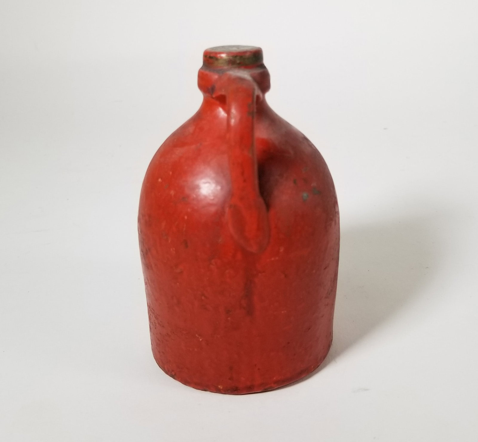 Vintage Redware Stoneware Bank - 3