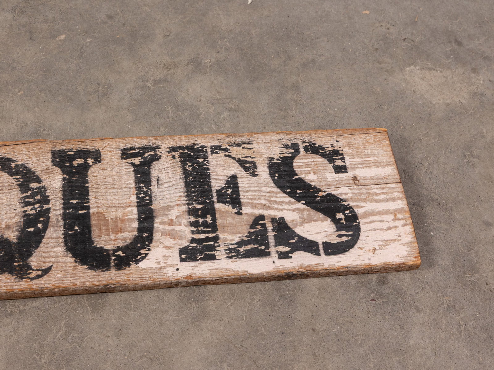 "Antiques" Hand Painted Rustic Sign - 2