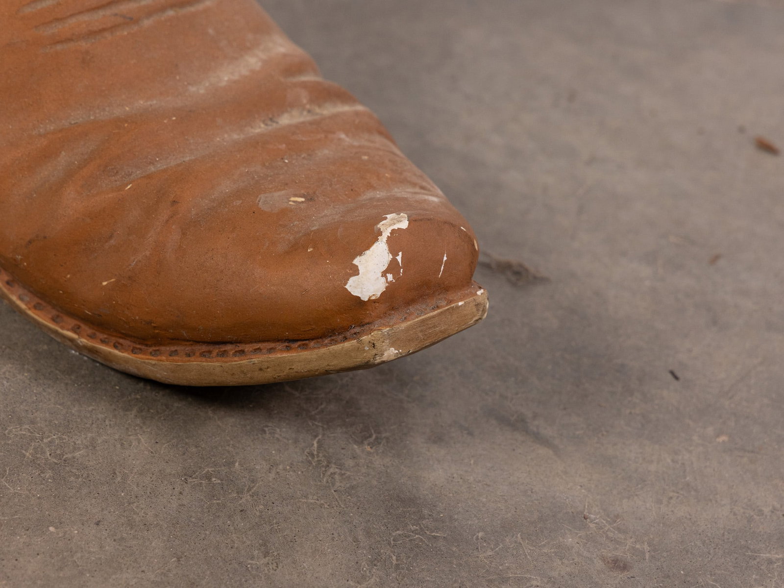 Vintage Chalkware Decorative Cowboy Boot Bank - 2
