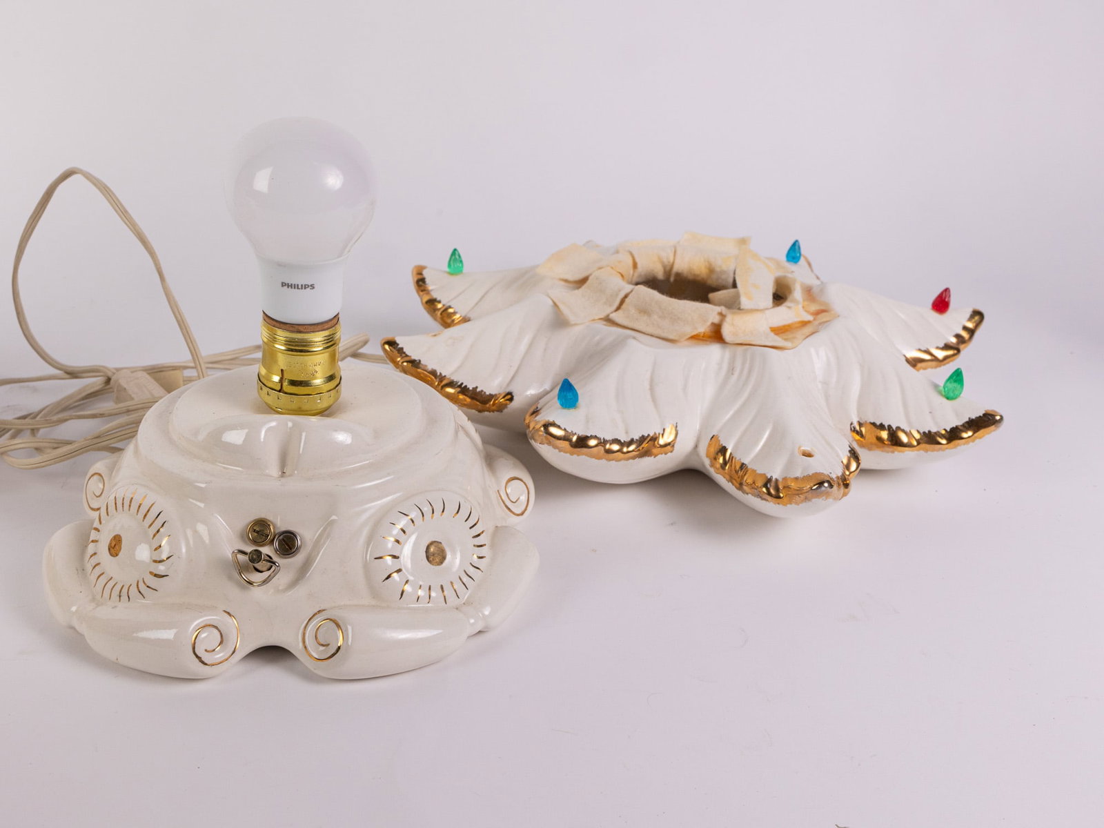 Vintage Ceramic Lighted Christmas Tree - 3