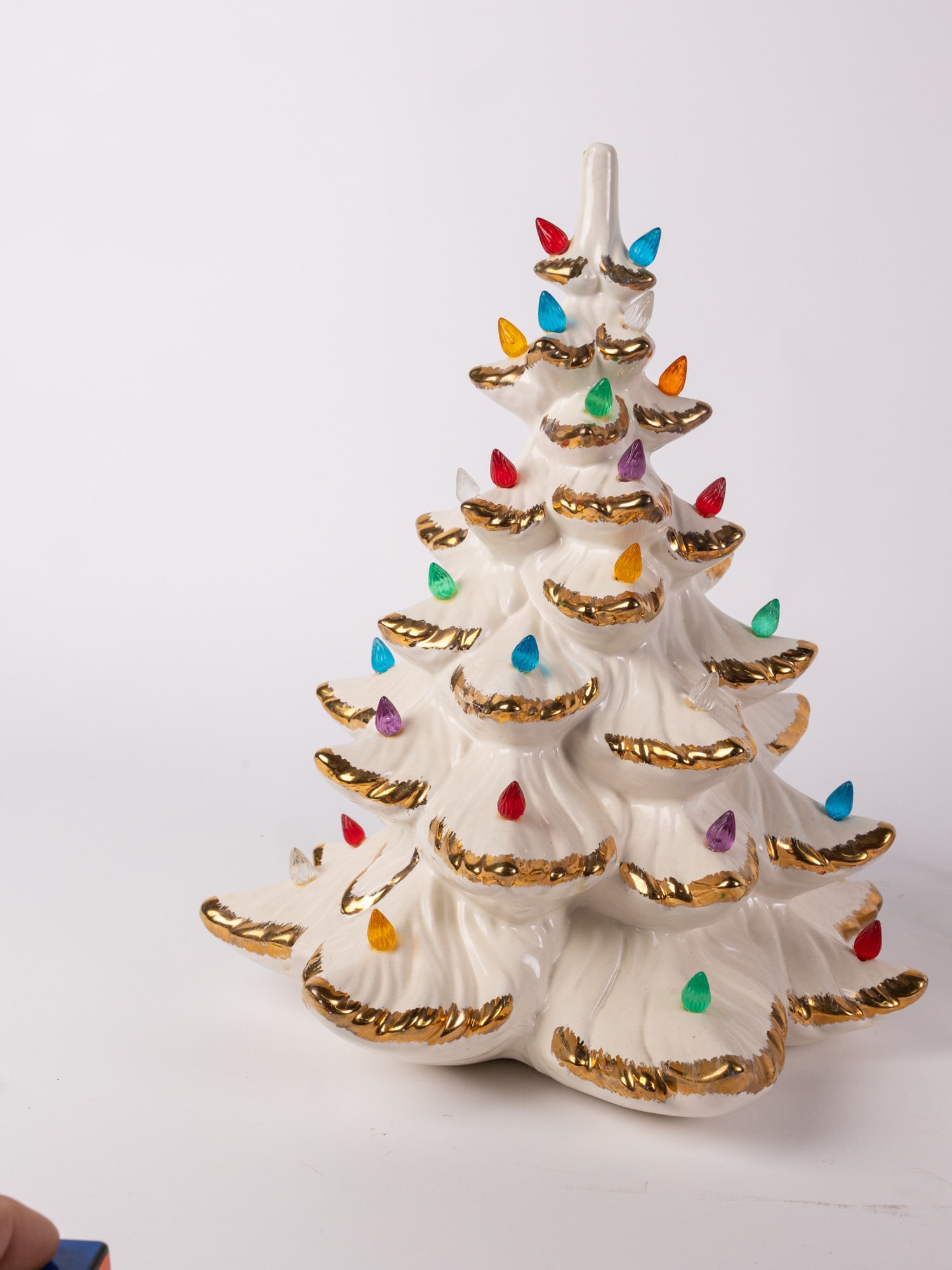 Vintage Ceramic Lighted Christmas Tree - 4