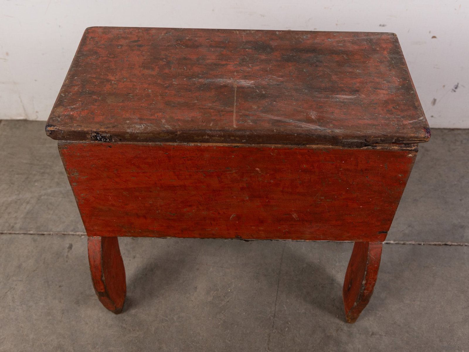 Antique Rustic Storage Bench/Foot Stool - 2