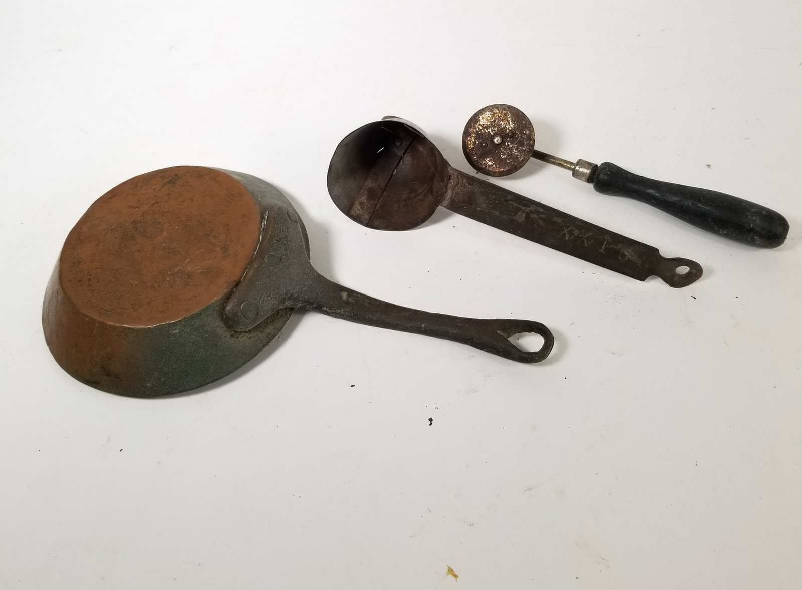 Primitive Tin Baking Molds and Kitchen Implements - 3