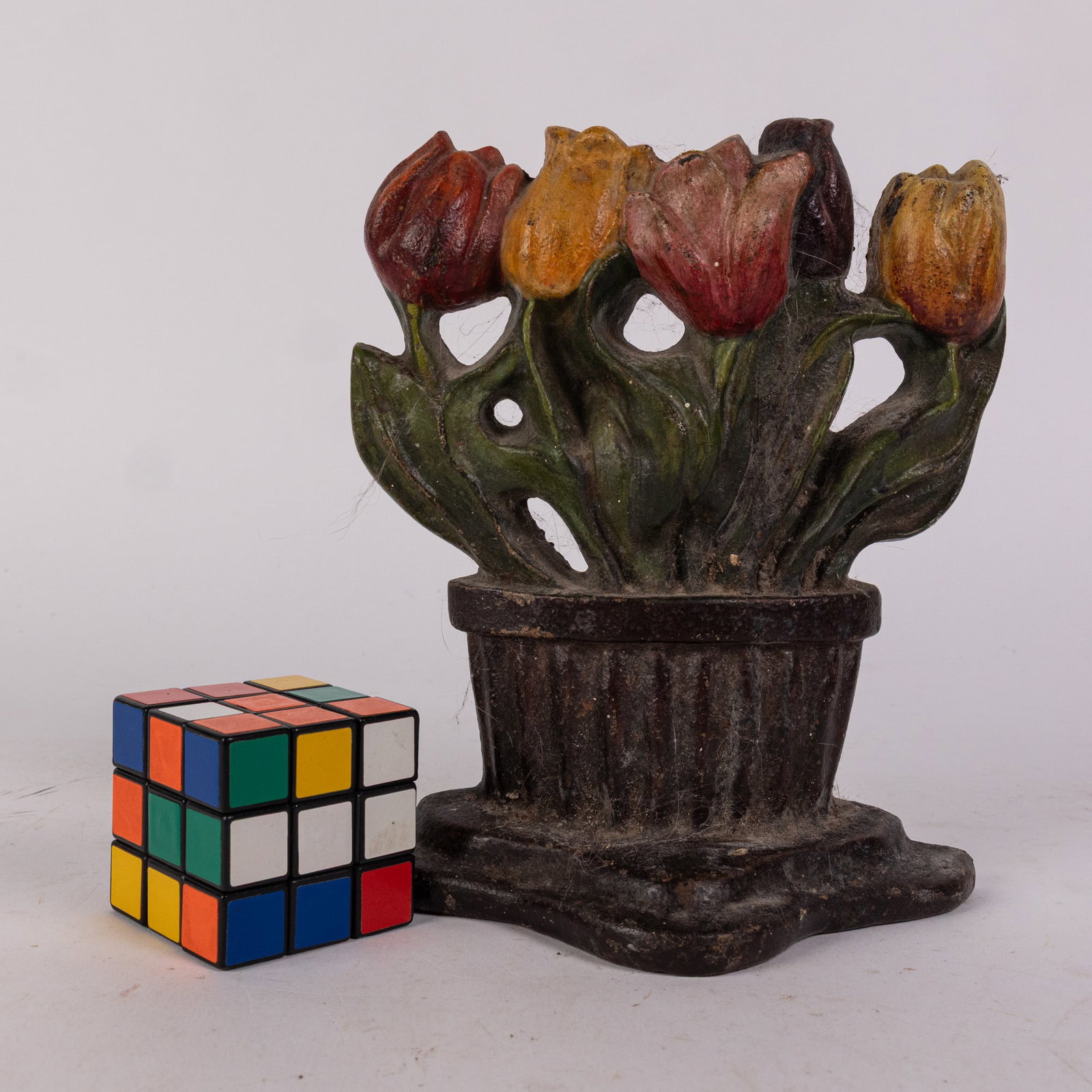 Cast Iron Tulip Door Stop - 2