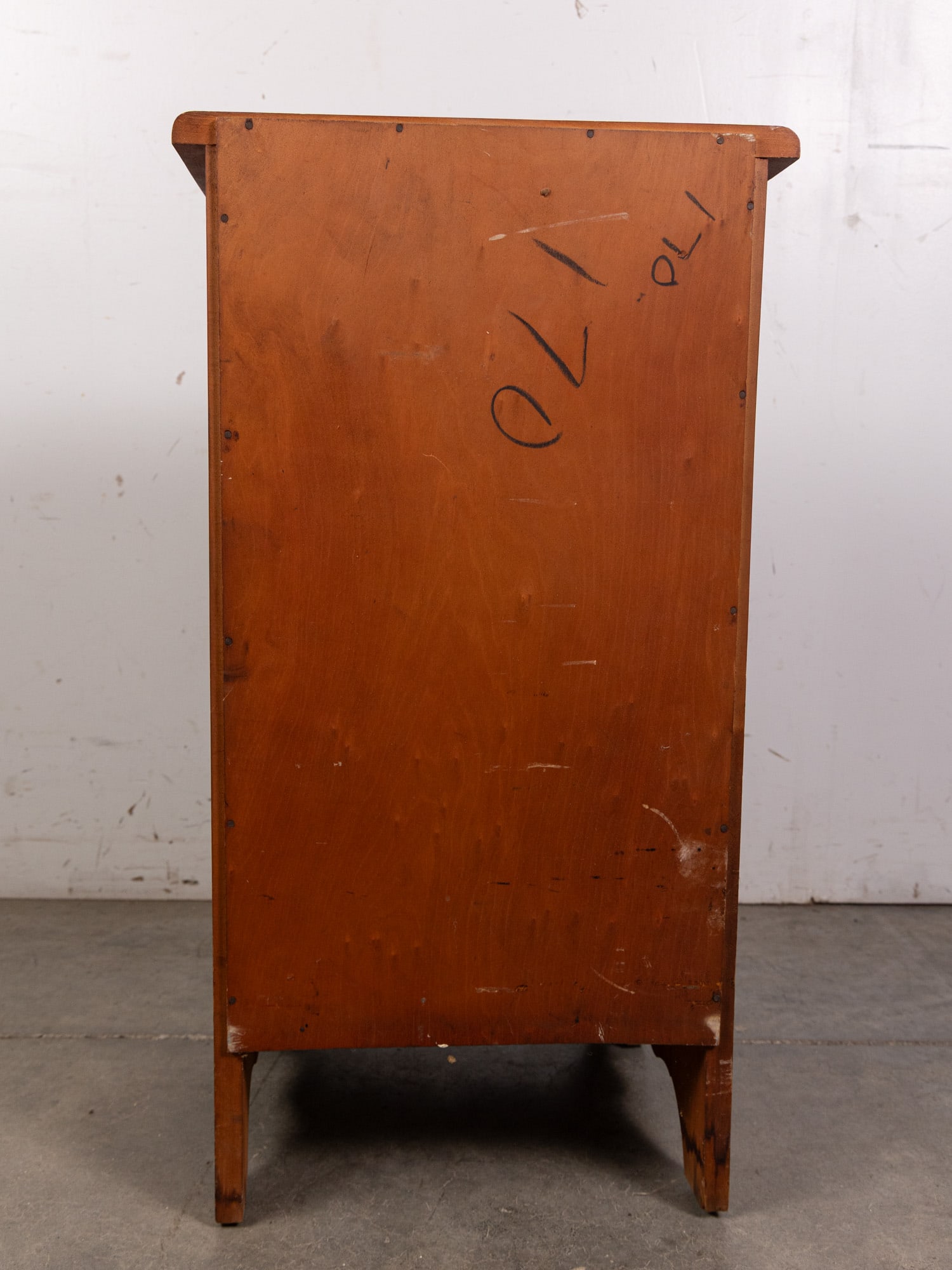 Vintage One Drawer Primitive Style Nightstand - 4