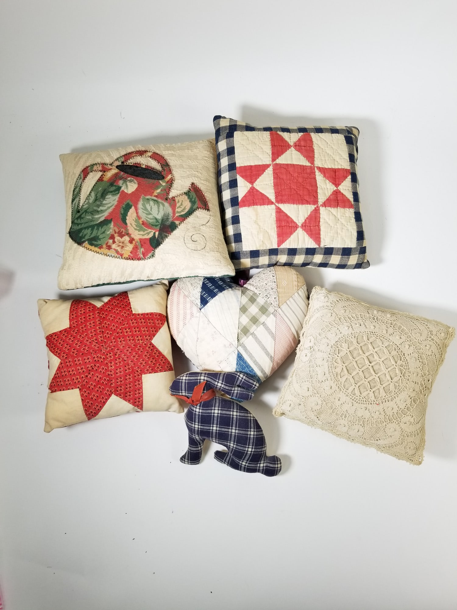 Lot of Assorted Vintage and Antique Textiles - 2