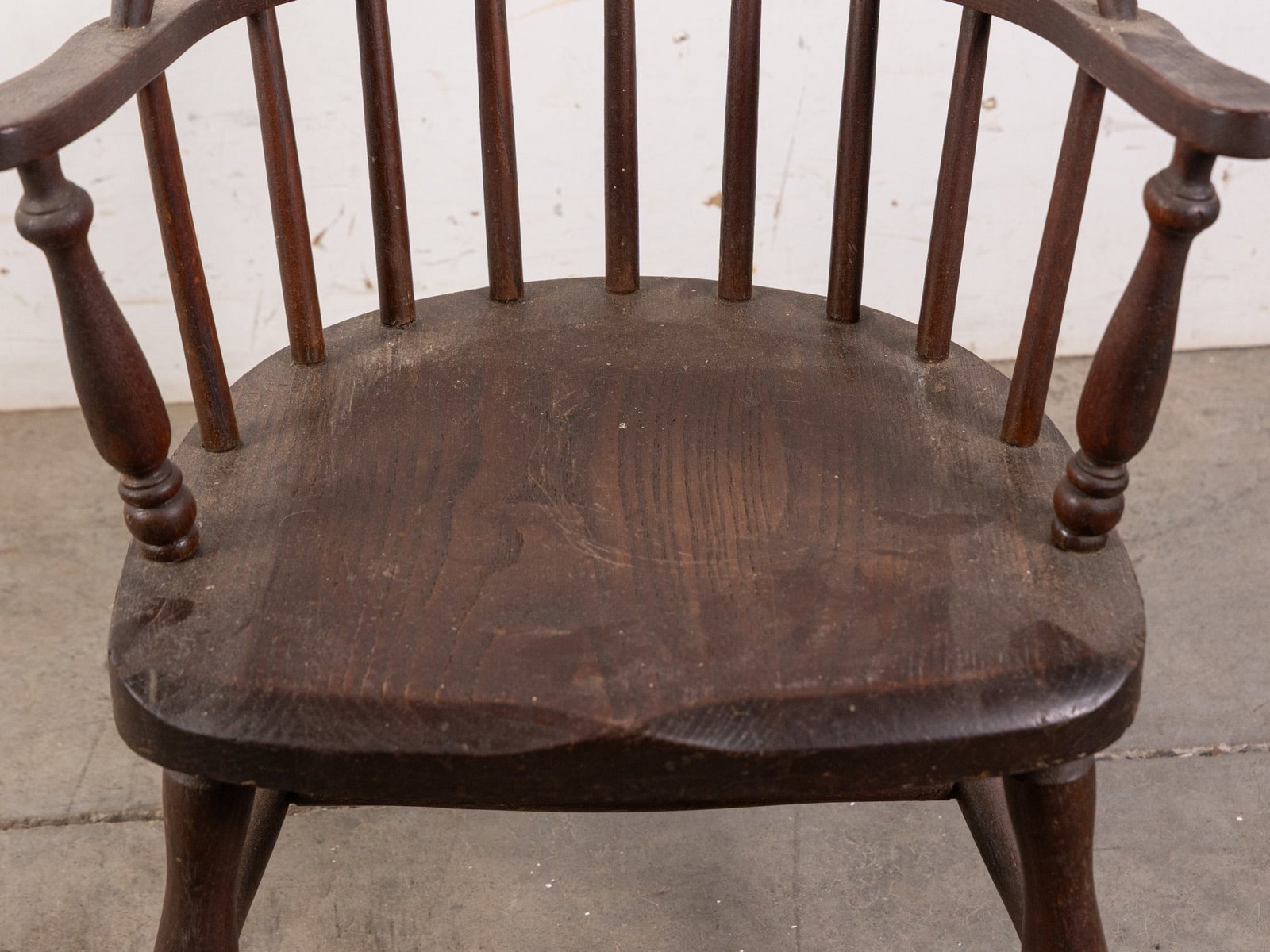 Vintage Wooden Child's Windsor Style Chair - 2
