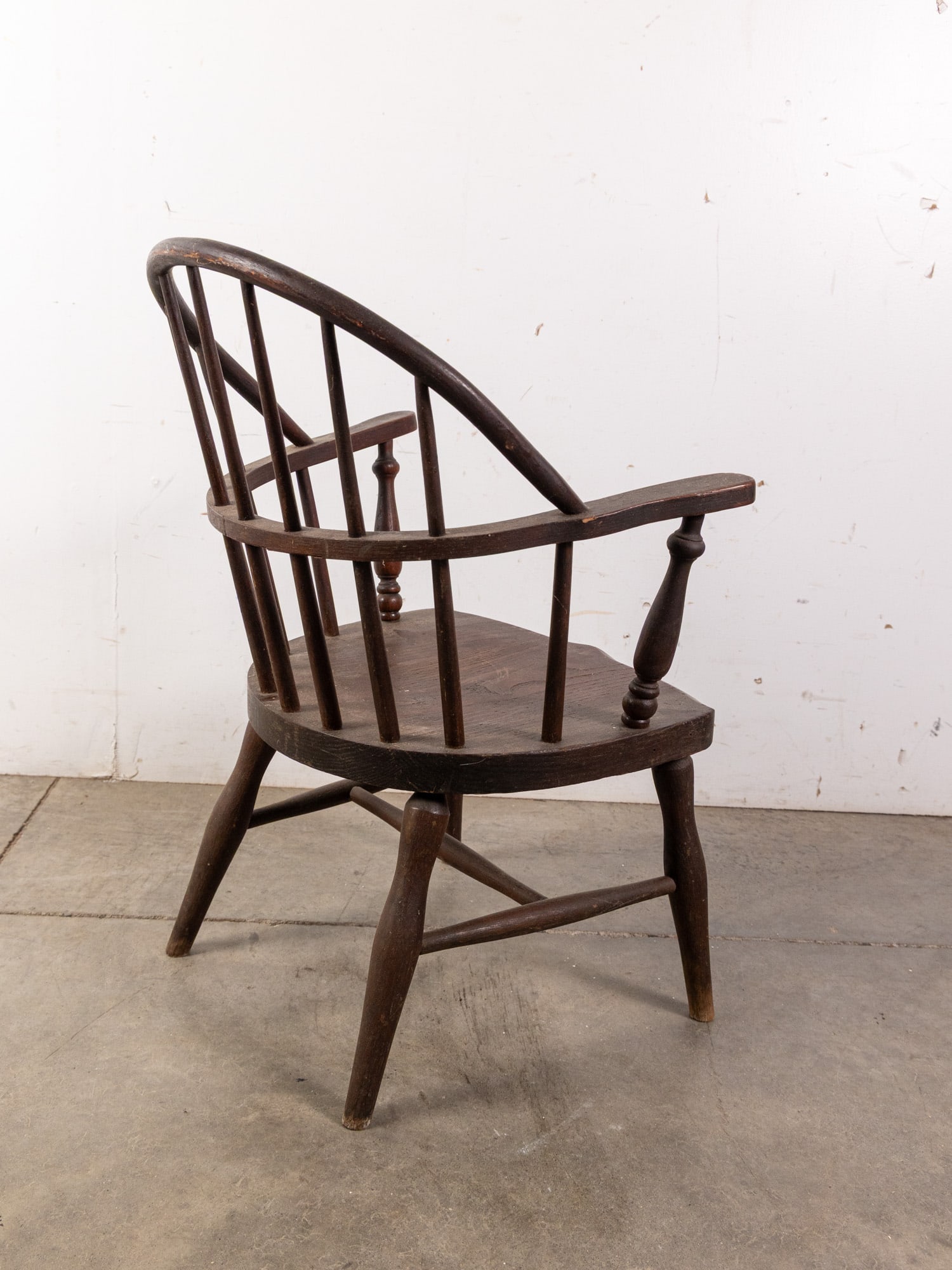 Vintage Wooden Child's Windsor Style Chair - 4
