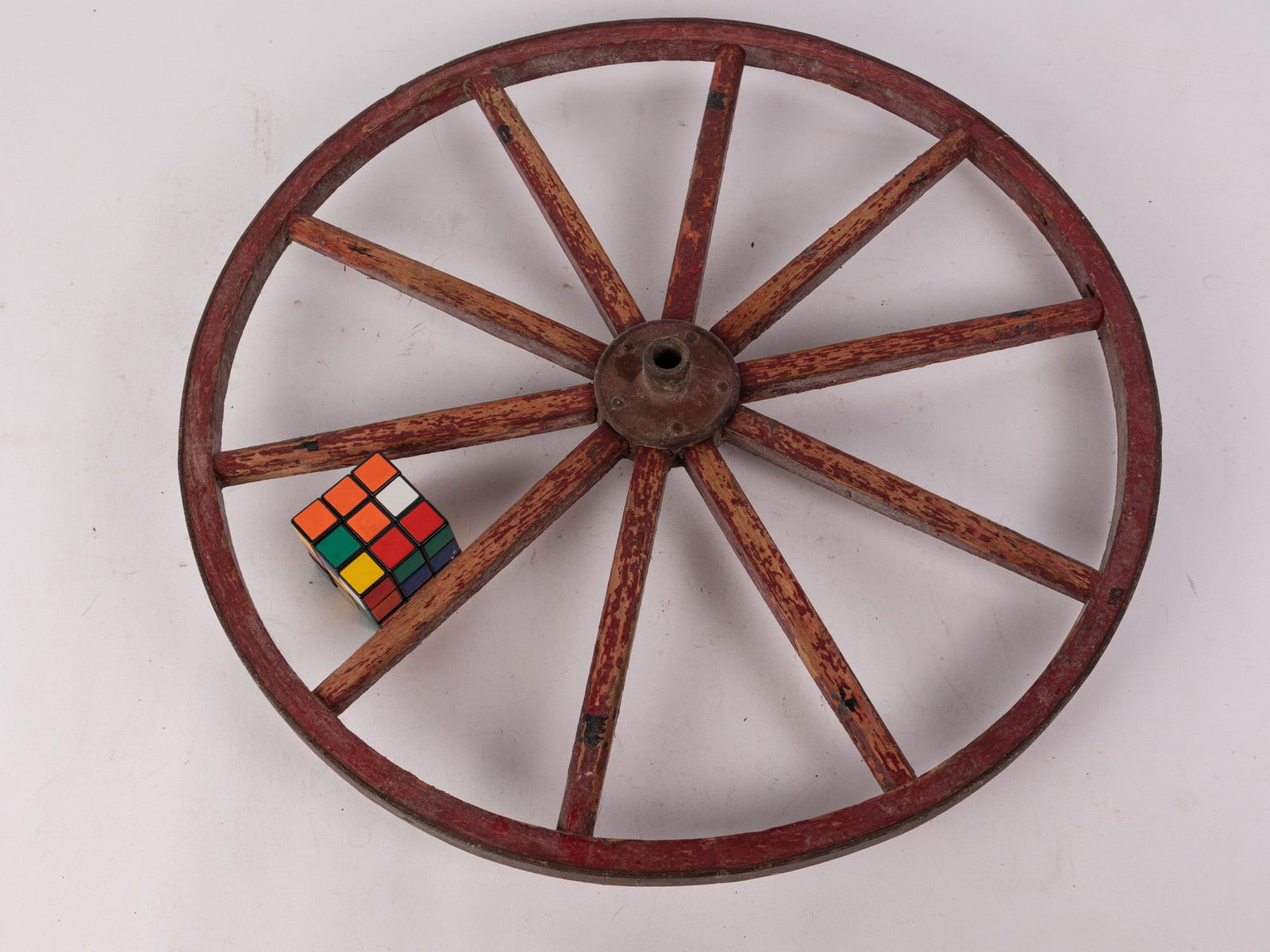 Antique Wooden Wheel - 2