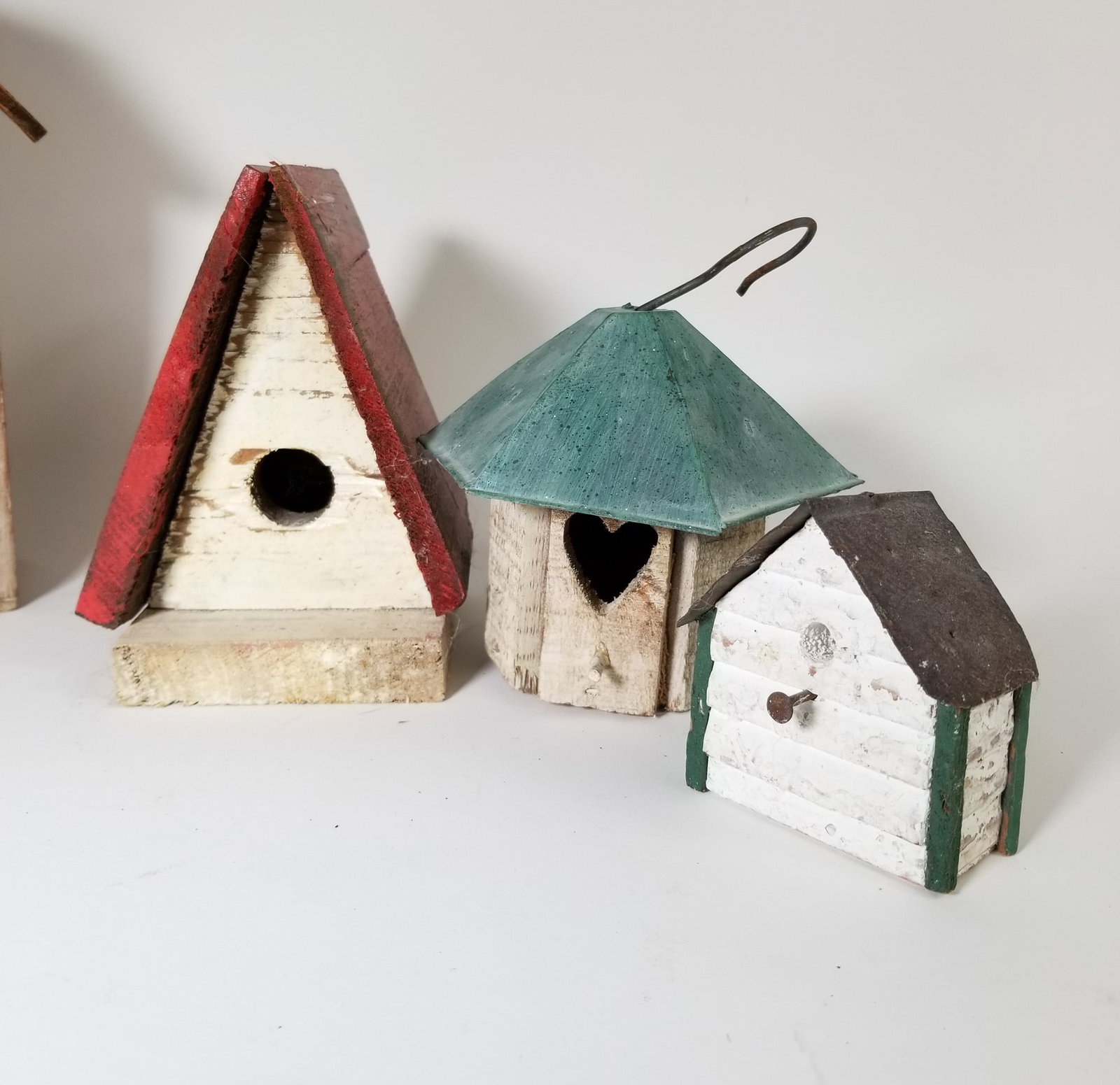 Lot of Assorted Vintage Miniature Decorative Birdhouses - 2