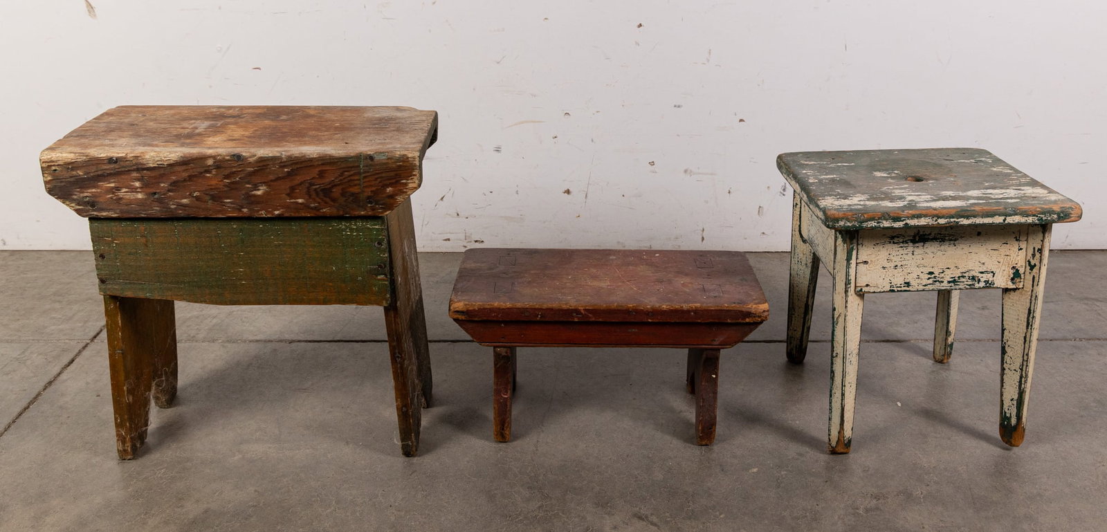 Three Antique Footstools (1 of 4)